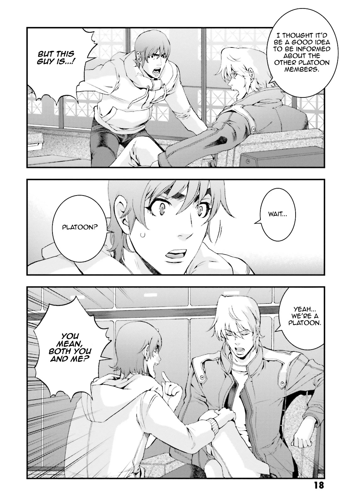 Kidou Senshi Gundam MSV-R: Johnny Ridden no Kikan Chapter 65 page 18 - Chapter 65: NIGHTMARE