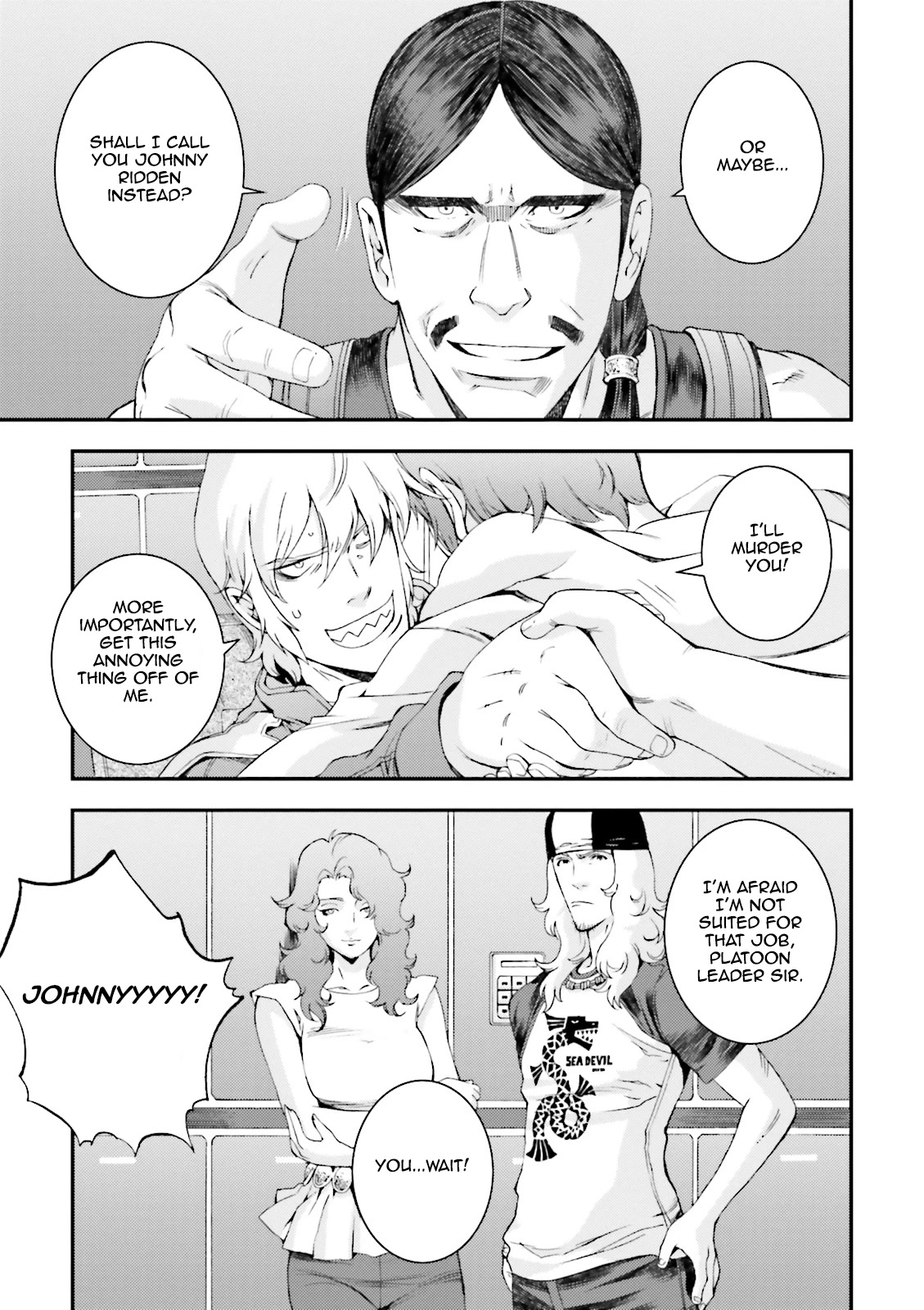 Kidou Senshi Gundam MSV-R: Johnny Ridden no Kikan Chapter 65 page 21 - Chapter 65: NIGHTMARE