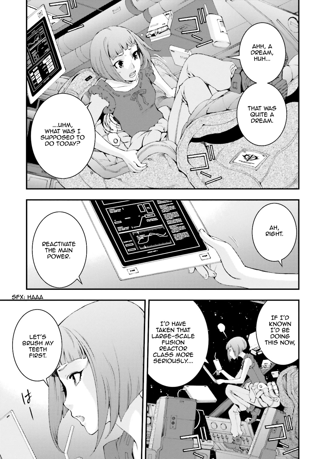 Kidou Senshi Gundam MSV-R: Johnny Ridden no Kikan Chapter 65 page 35 - Chapter 65: NIGHTMARE
