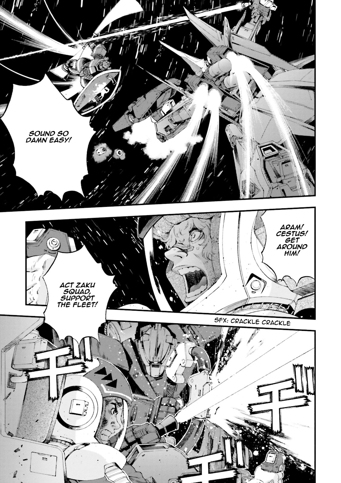 Kidou Senshi Gundam MSV-R: Johnny Ridden no Kikan Chapter 66 page 17 - Chapter 66: GREETING CARD