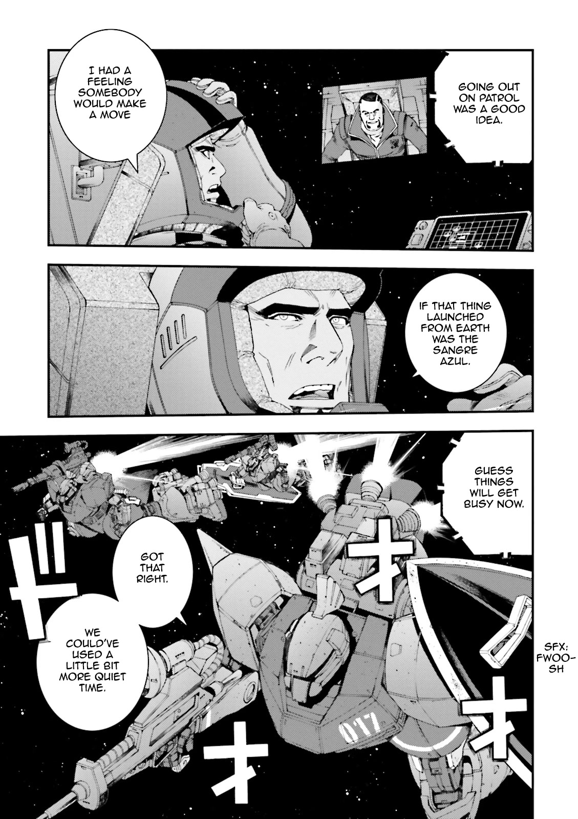 Kidou Senshi Gundam MSV-R: Johnny Ridden no Kikan Chapter 66 page 3 - Chapter 66: GREETING CARD