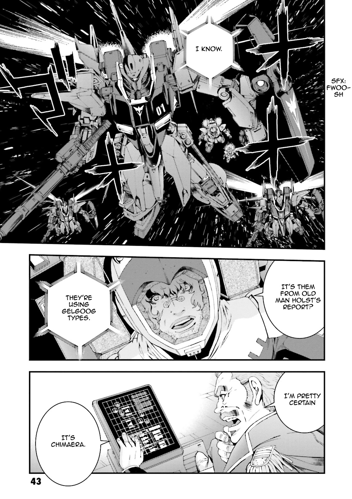 Kidou Senshi Gundam MSV-R: Johnny Ridden no Kikan Chapter 66 page 7 - Chapter 66: GREETING CARD