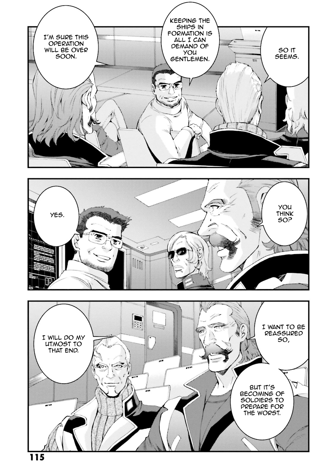 Kidou Senshi Gundam MSV-R: Johnny Ridden no Kikan Chapter 68 page 15 - Chapter 68: MISCHIEVOUS