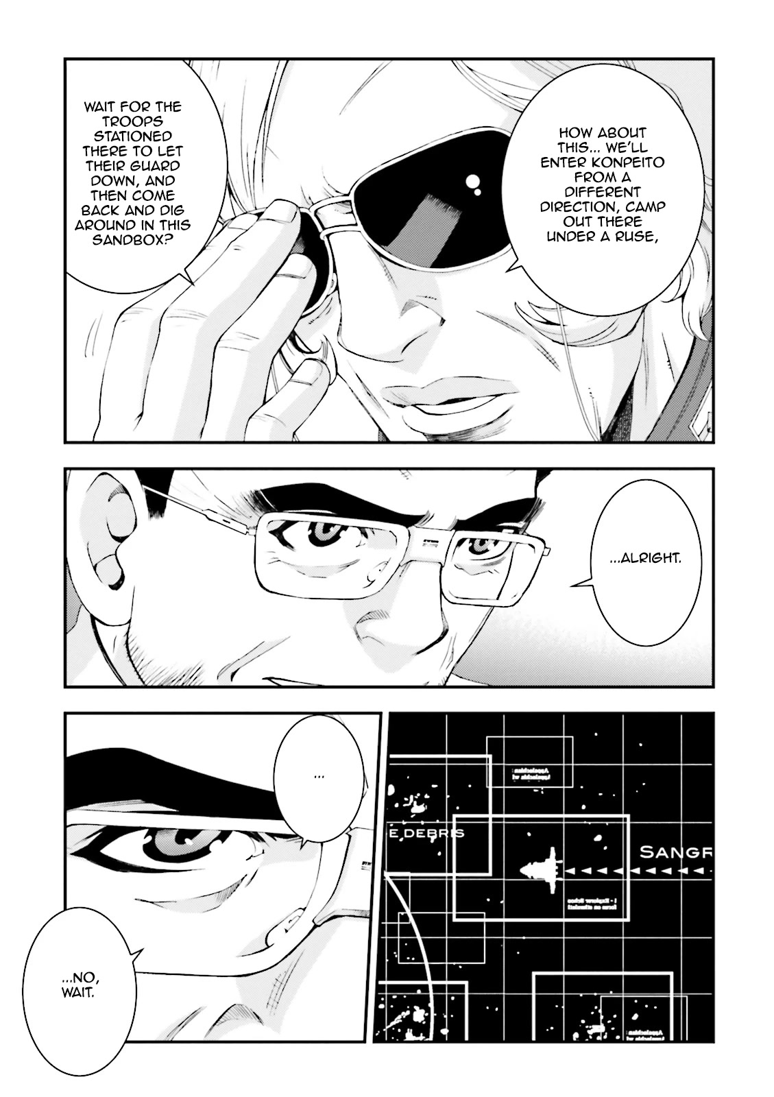 Kidou Senshi Gundam MSV-R: Johnny Ridden no Kikan Chapter 68 page 17 - Chapter 68: MISCHIEVOUS