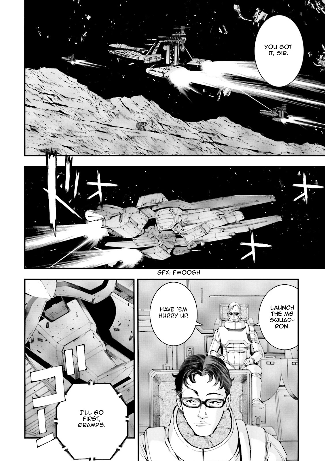 Kidou Senshi Gundam MSV-R: Johnny Ridden no Kikan Chapter 70 page 14 - Chapter 70: ADD ME IN!