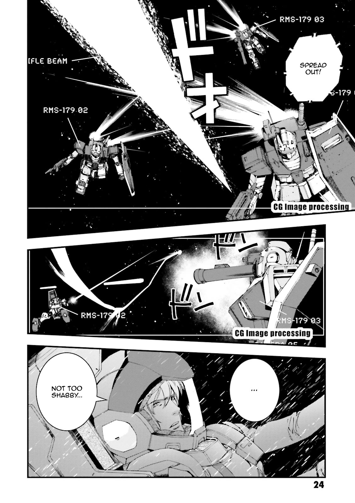 Kidou Senshi Gundam MSV-R: Johnny Ridden no Kikan Chapter 70 page 24 - Chapter 70: ADD ME IN!