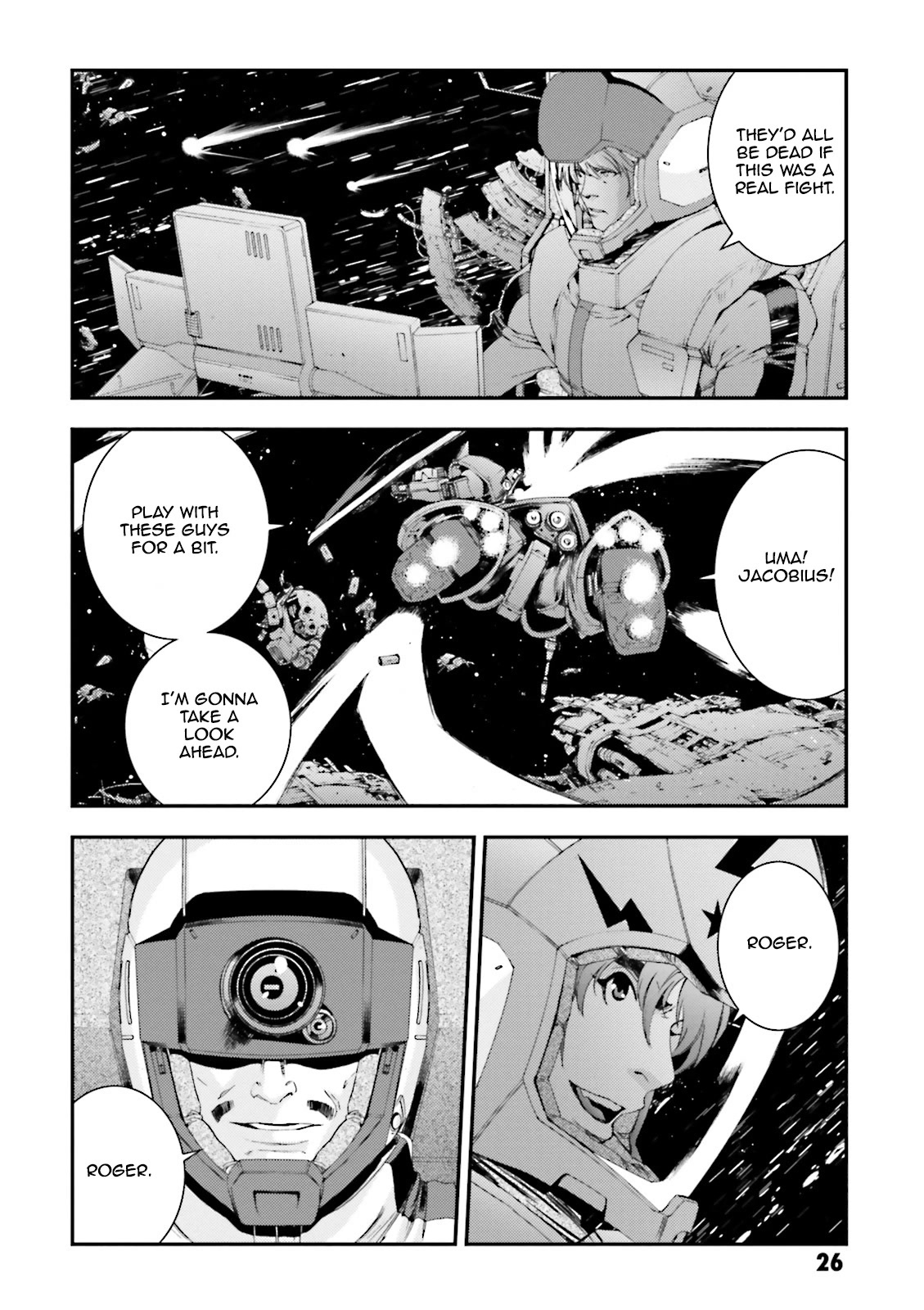 Kidou Senshi Gundam MSV-R: Johnny Ridden no Kikan Chapter 70 page 26 - Chapter 70: ADD ME IN!