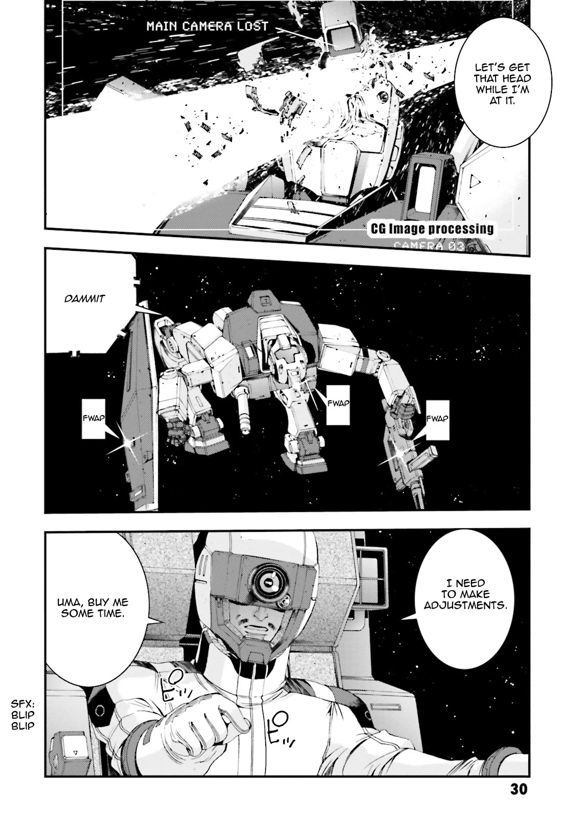Kidou Senshi Gundam MSV-R: Johnny Ridden no Kikan Chapter 70 page 30 - Chapter 70: ADD ME IN!