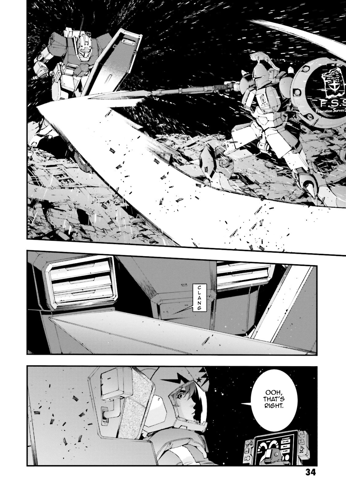 Kidou Senshi Gundam MSV-R: Johnny Ridden no Kikan Chapter 70 page 34 - Chapter 70: ADD ME IN!