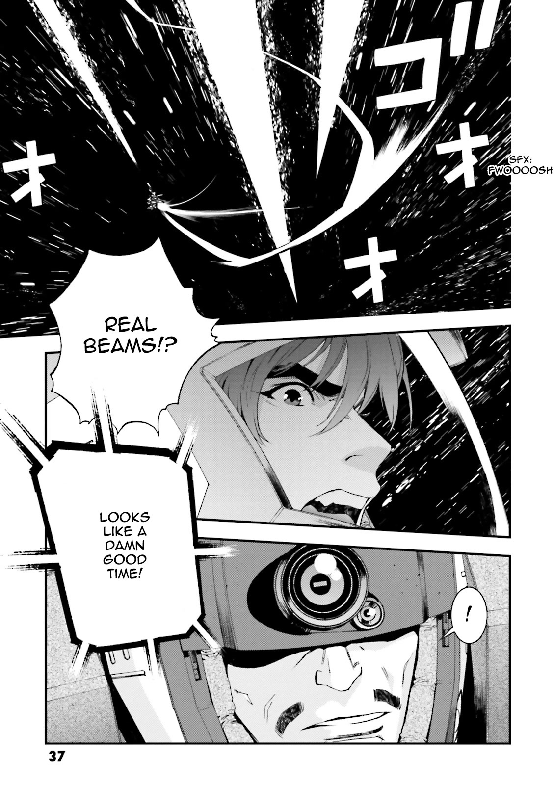 Kidou Senshi Gundam MSV-R: Johnny Ridden no Kikan Chapter 70 page 37 - Chapter 70: ADD ME IN!