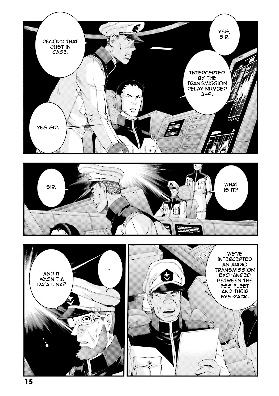 Kidou Senshi Gundam MSV-R: Johnny Ridden no Kikan Chapter 75 page 15 - Chapter 75: CERTAIN