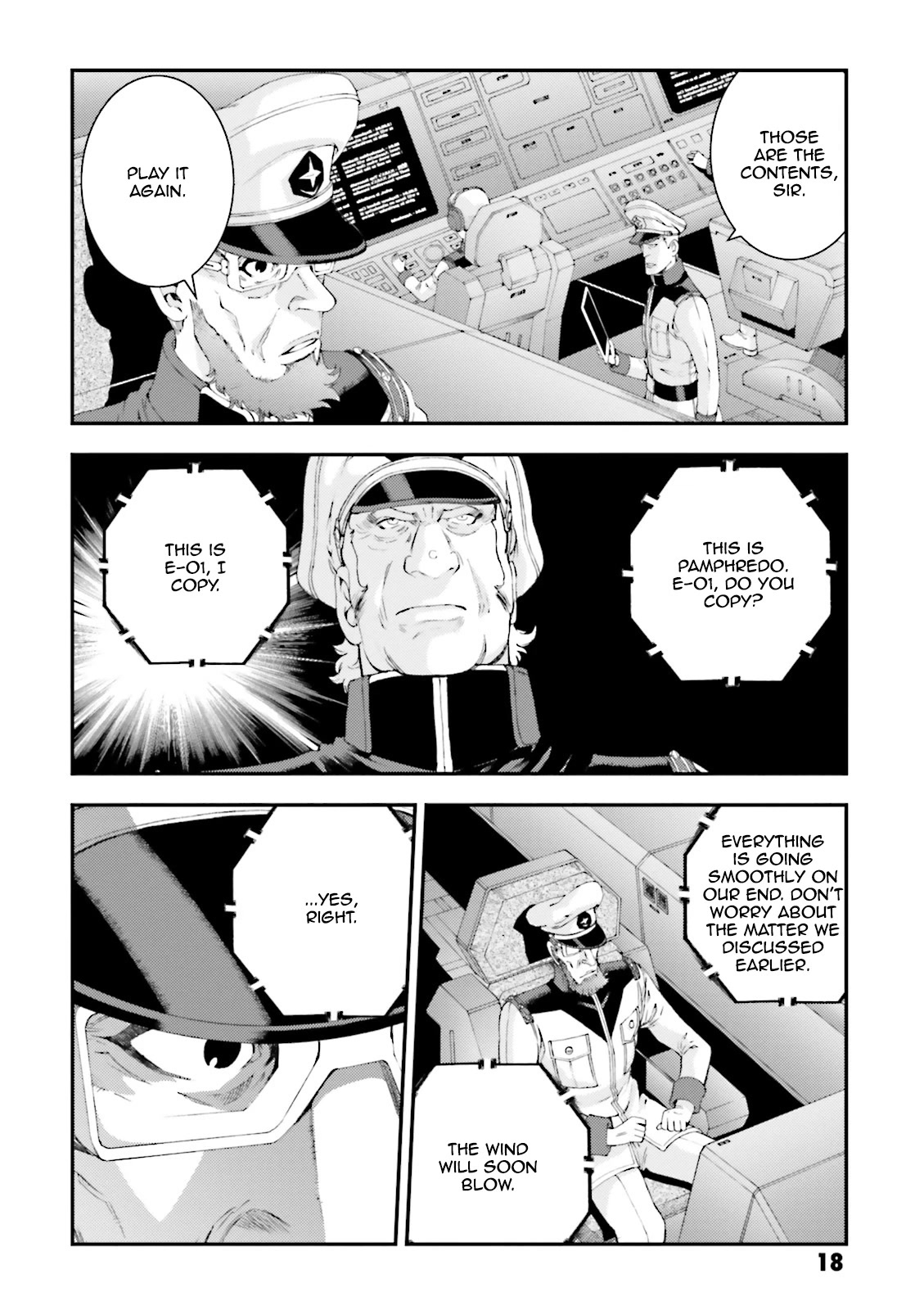 Kidou Senshi Gundam MSV-R: Johnny Ridden no Kikan Chapter 75 page 18 - Chapter 75: CERTAIN