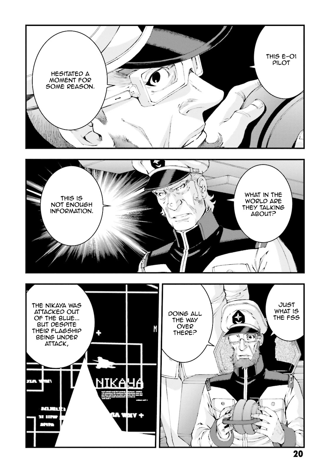 Kidou Senshi Gundam MSV-R: Johnny Ridden no Kikan Chapter 75 page 20 - Chapter 75: CERTAIN