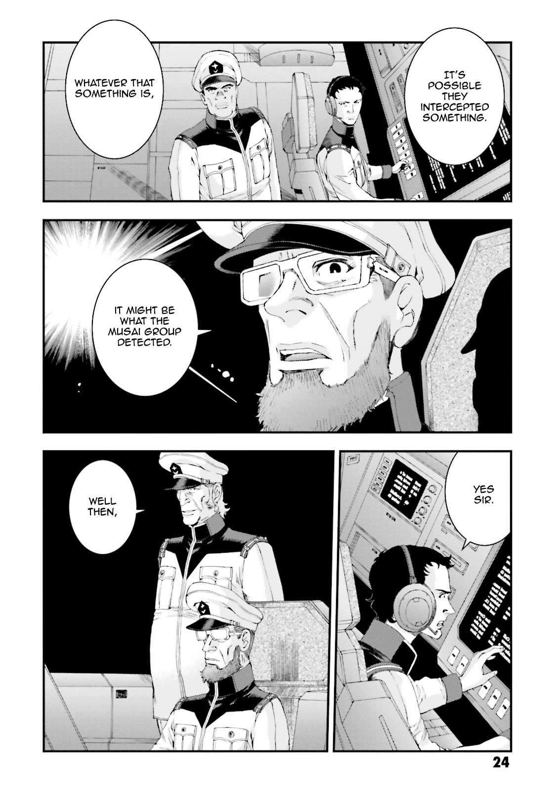 Kidou Senshi Gundam MSV-R: Johnny Ridden no Kikan Chapter 75 page 24 - Chapter 75: CERTAIN