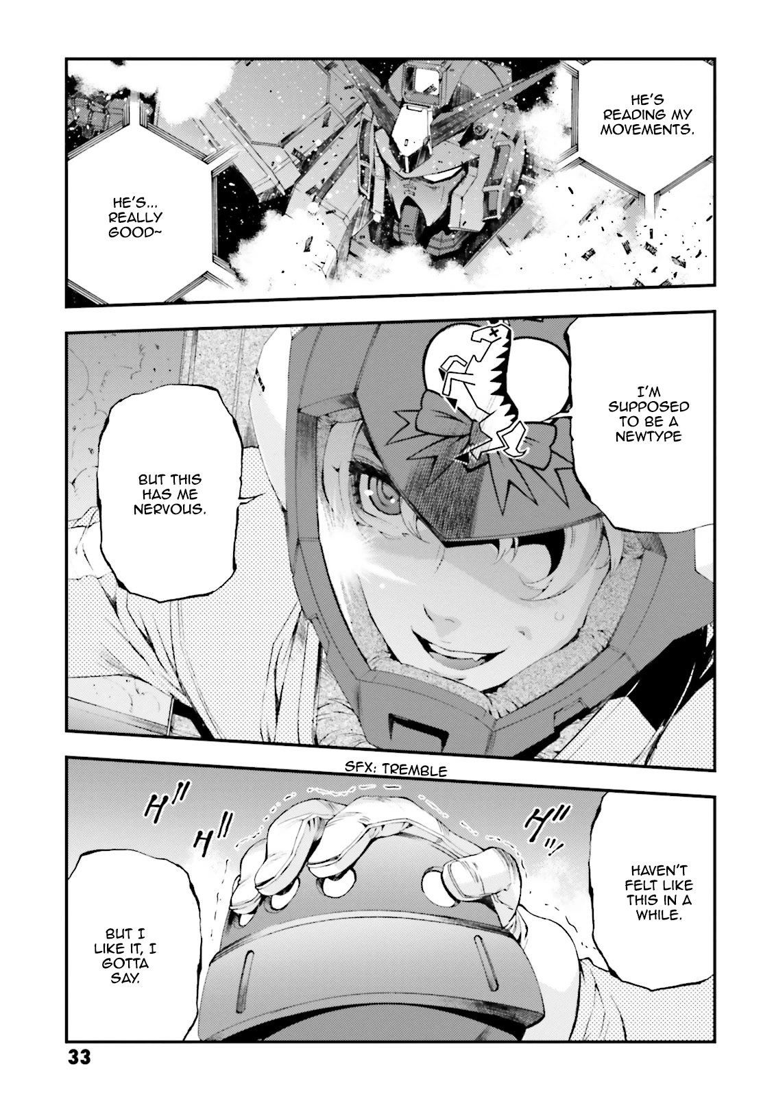 Kidou Senshi Gundam MSV-R: Johnny Ridden no Kikan Chapter 75 page 33 - Chapter 75: CERTAIN
