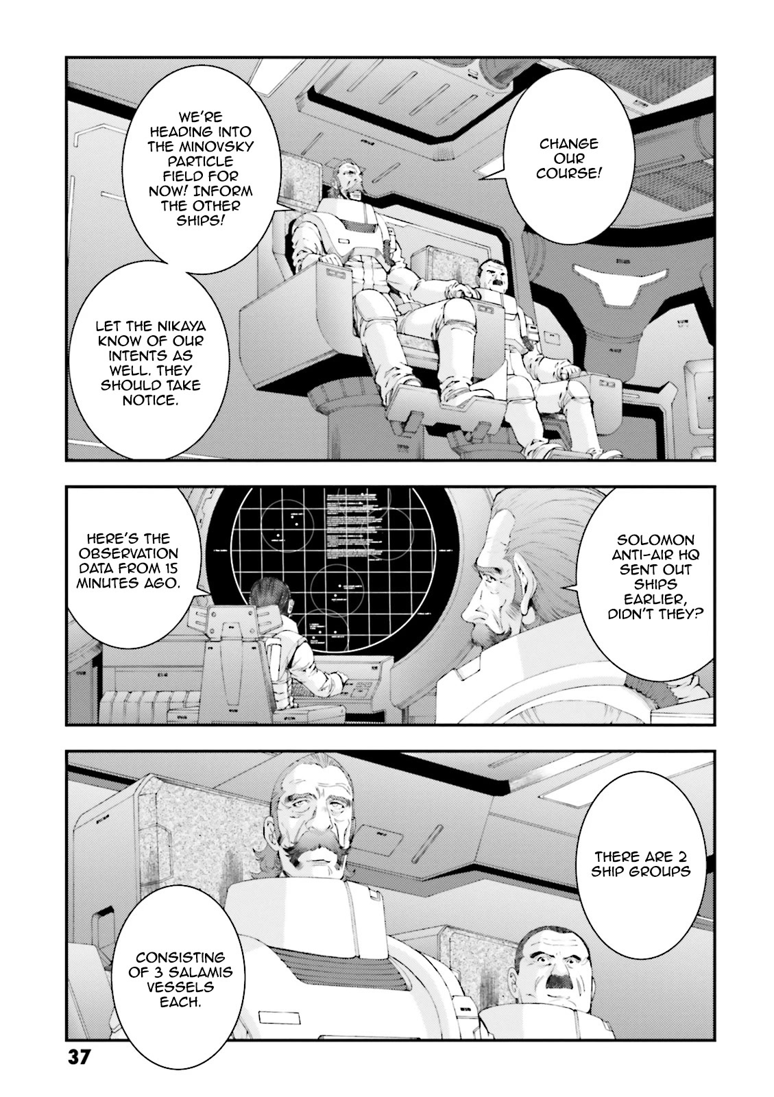 Kidou Senshi Gundam MSV-R: Johnny Ridden no Kikan Chapter 75 page 37 - Chapter 75: CERTAIN