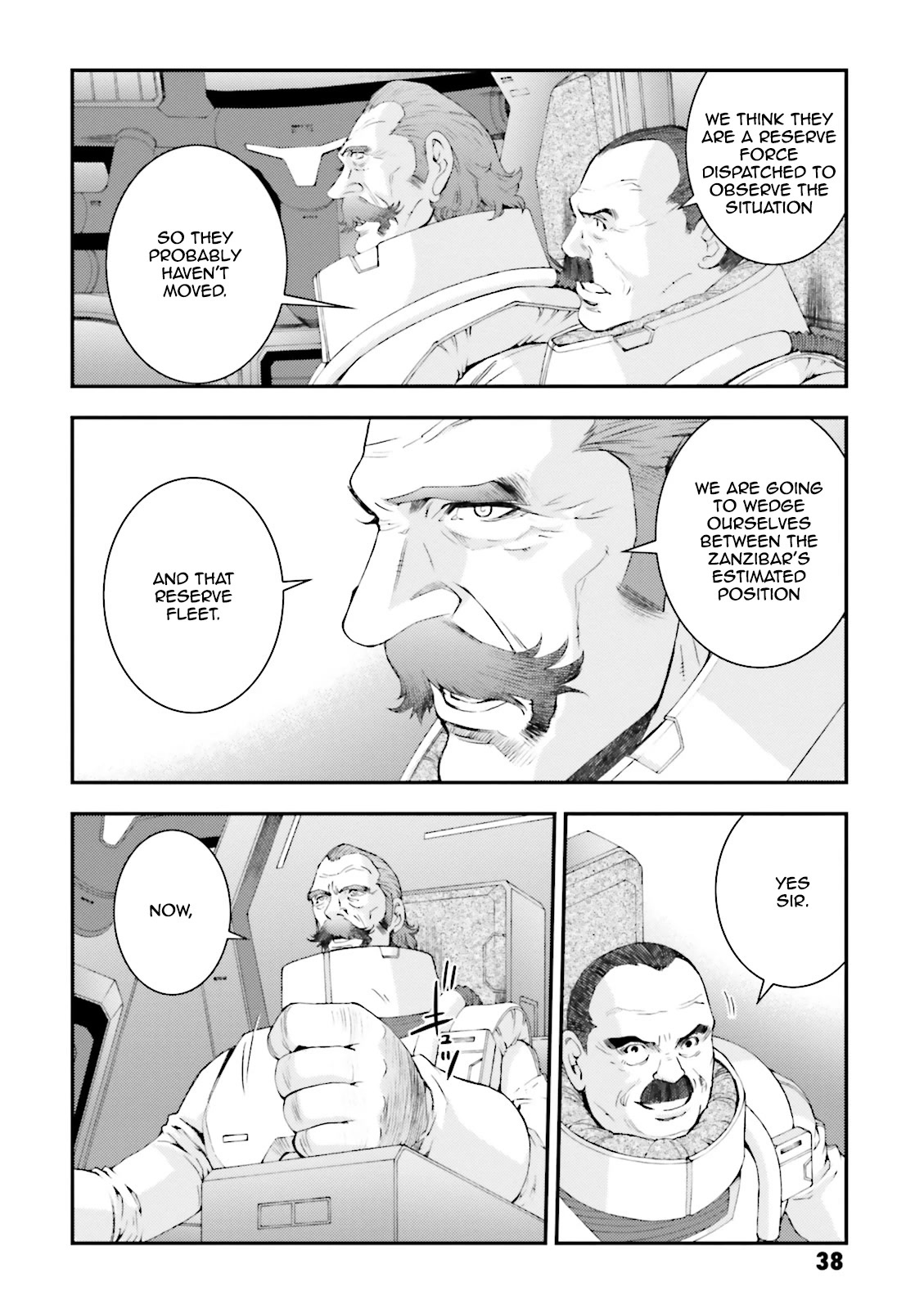 Kidou Senshi Gundam MSV-R: Johnny Ridden no Kikan Chapter 75 page 38 - Chapter 75: CERTAIN
