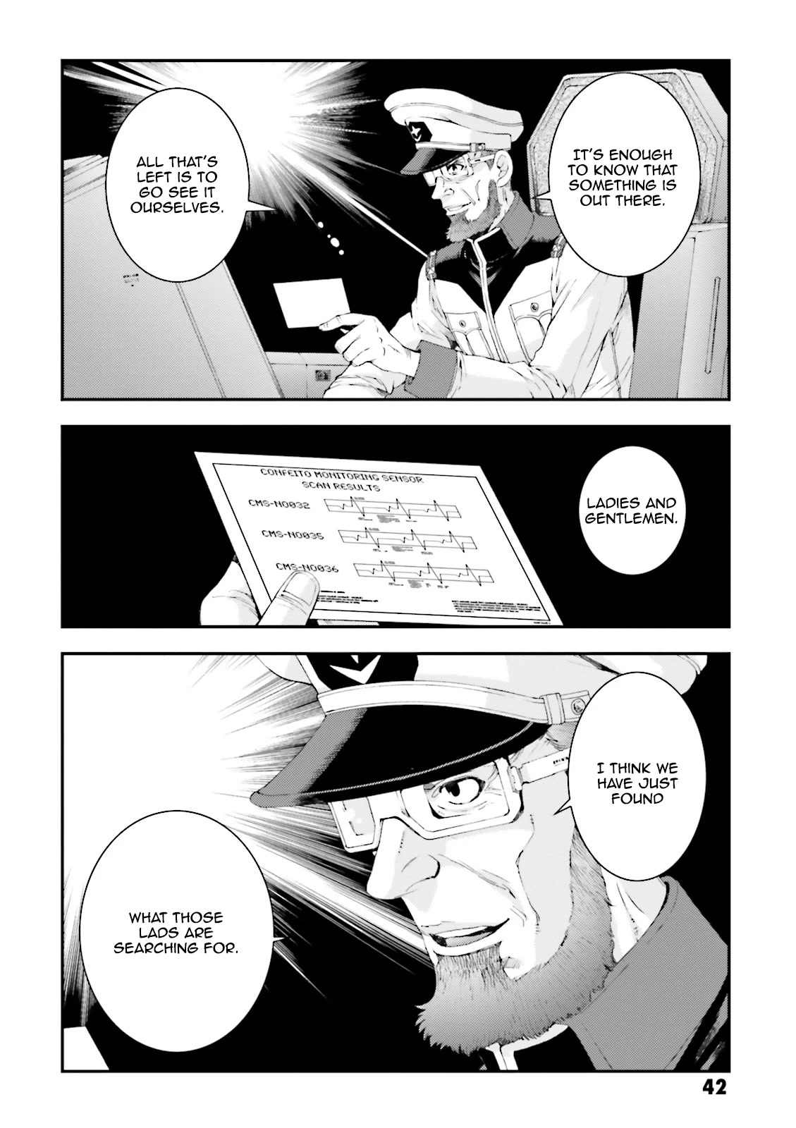 Kidou Senshi Gundam MSV-R: Johnny Ridden no Kikan Chapter 75 page 42 - Chapter 75: CERTAIN