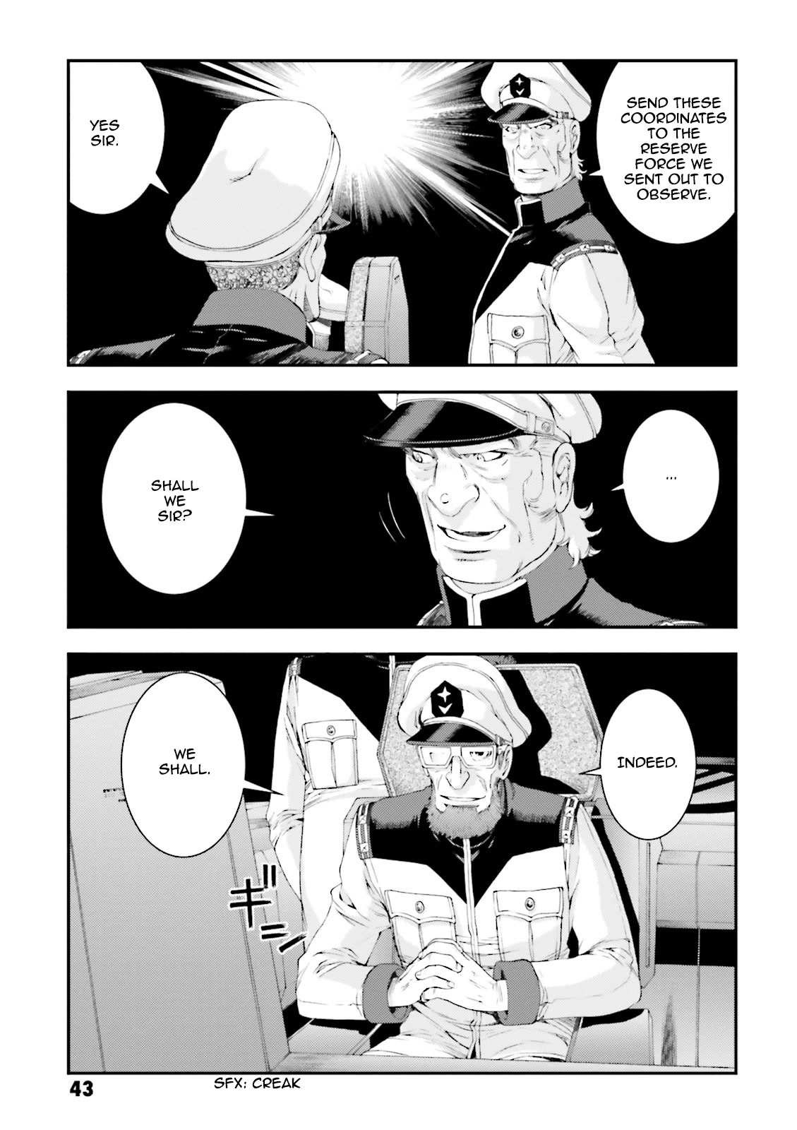 Kidou Senshi Gundam MSV-R: Johnny Ridden no Kikan Chapter 75 page 43 - Chapter 75: CERTAIN
