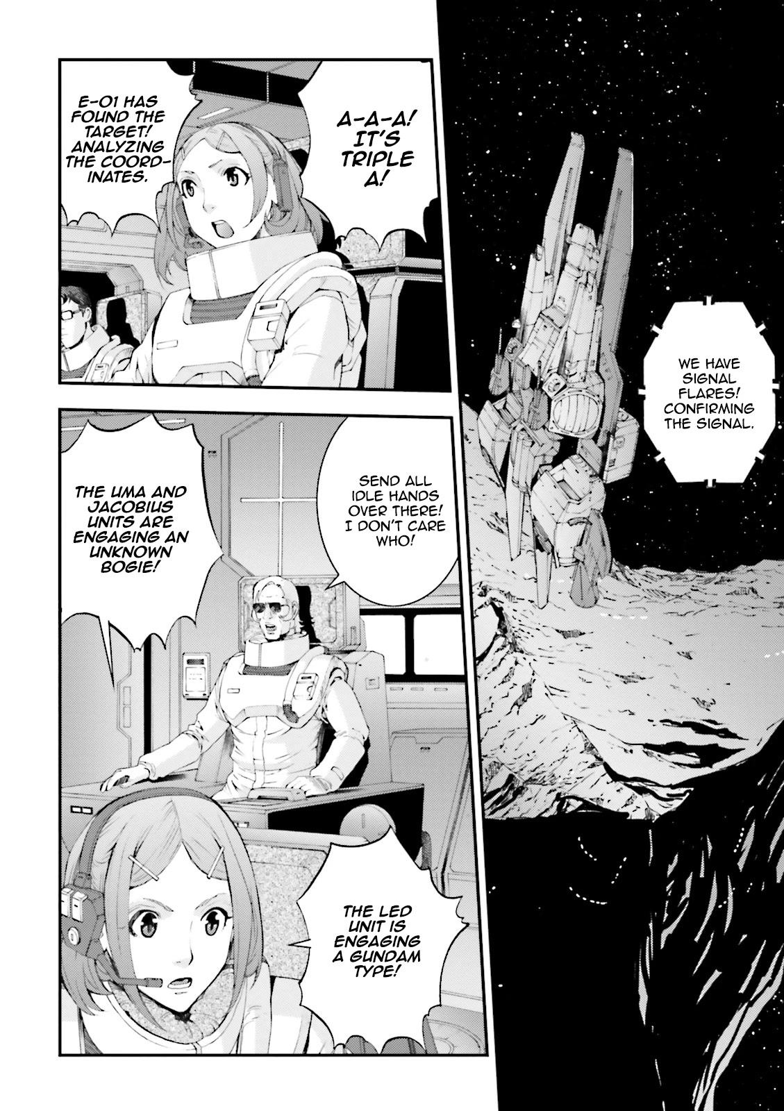 Kidou Senshi Gundam MSV-R: Johnny Ridden no Kikan Chapter 76 page 26 - Chapter 76: FOUND YOU!