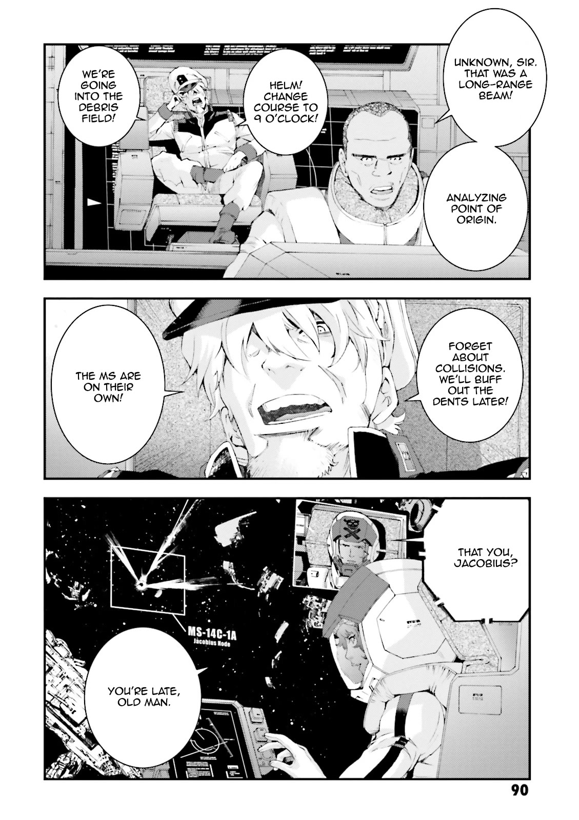 Kidou Senshi Gundam MSV-R: Johnny Ridden no Kikan Chapter 77 page 14 - Chapter 77: CAPTURE THE FLAG