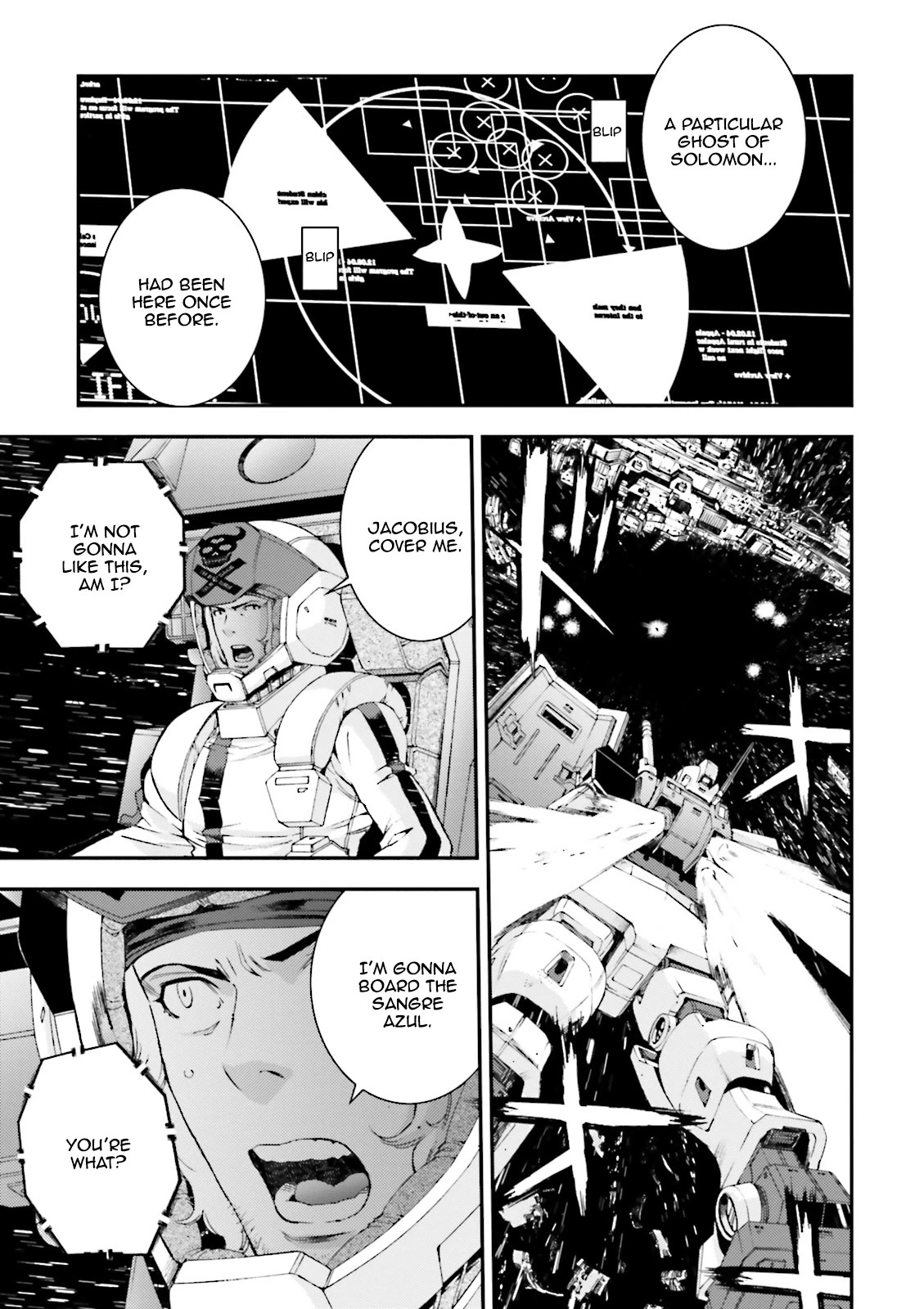 Kidou Senshi Gundam MSV-R: Johnny Ridden no Kikan Chapter 79 page 21 - Chapter 79: CHIVALRY