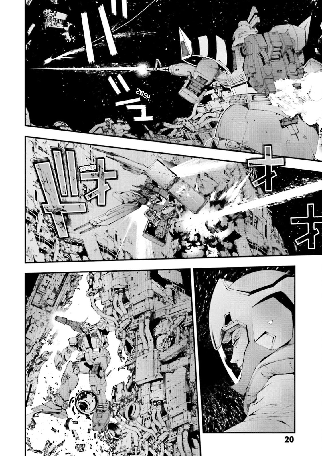 Kidou Senshi Gundam MSV-R: Johnny Ridden no Kikan Chapter 80 page 20 - Chapter 80: ONE'S TRUE COLORS