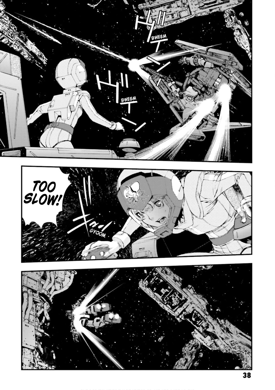 Kidou Senshi Gundam MSV-R: Johnny Ridden no Kikan Chapter 80 page 37 - Chapter 80: ONE'S TRUE COLORS