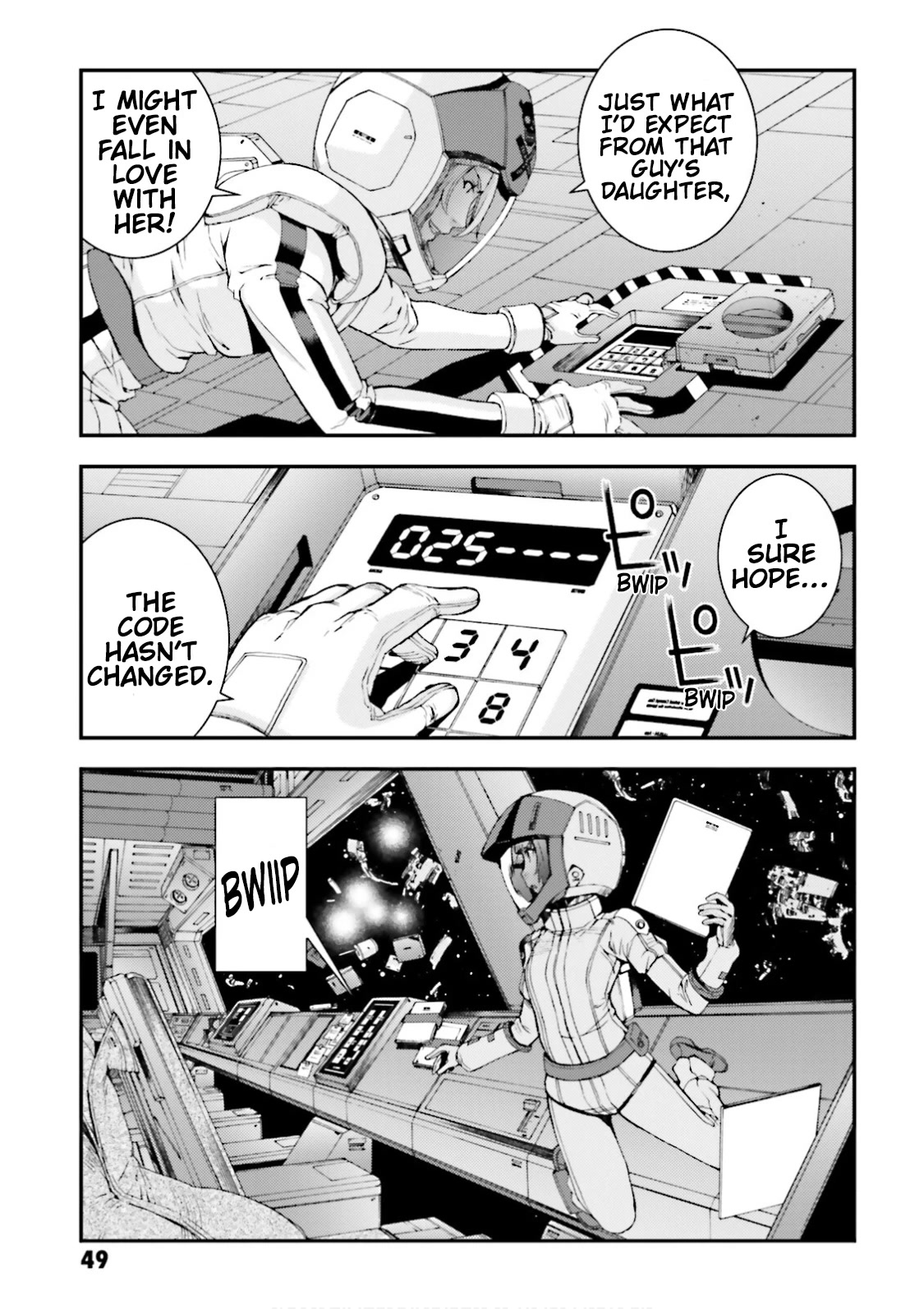Kidou Senshi Gundam MSV-R: Johnny Ridden no Kikan Chapter 81 page 9 - Chapter 81: COMPREHENSION