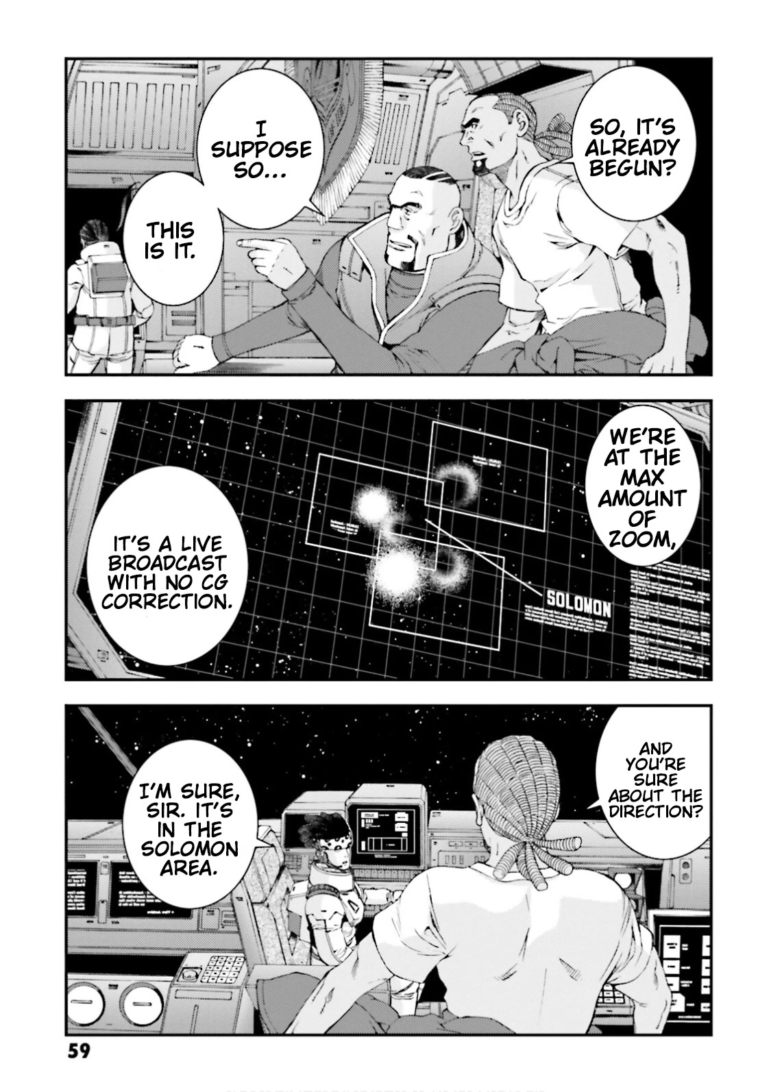 Kidou Senshi Gundam MSV-R: Johnny Ridden no Kikan Chapter 82 page 3 - Chapter 82: UP-AND-COMING