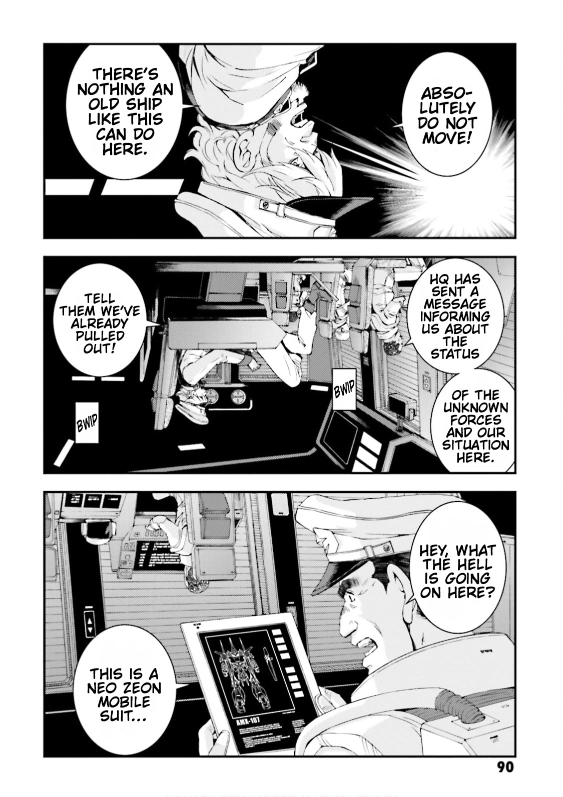 Kidou Senshi Gundam MSV-R: Johnny Ridden no Kikan Chapter 83 page 4 - Chapter 83: CRUNCH TIME