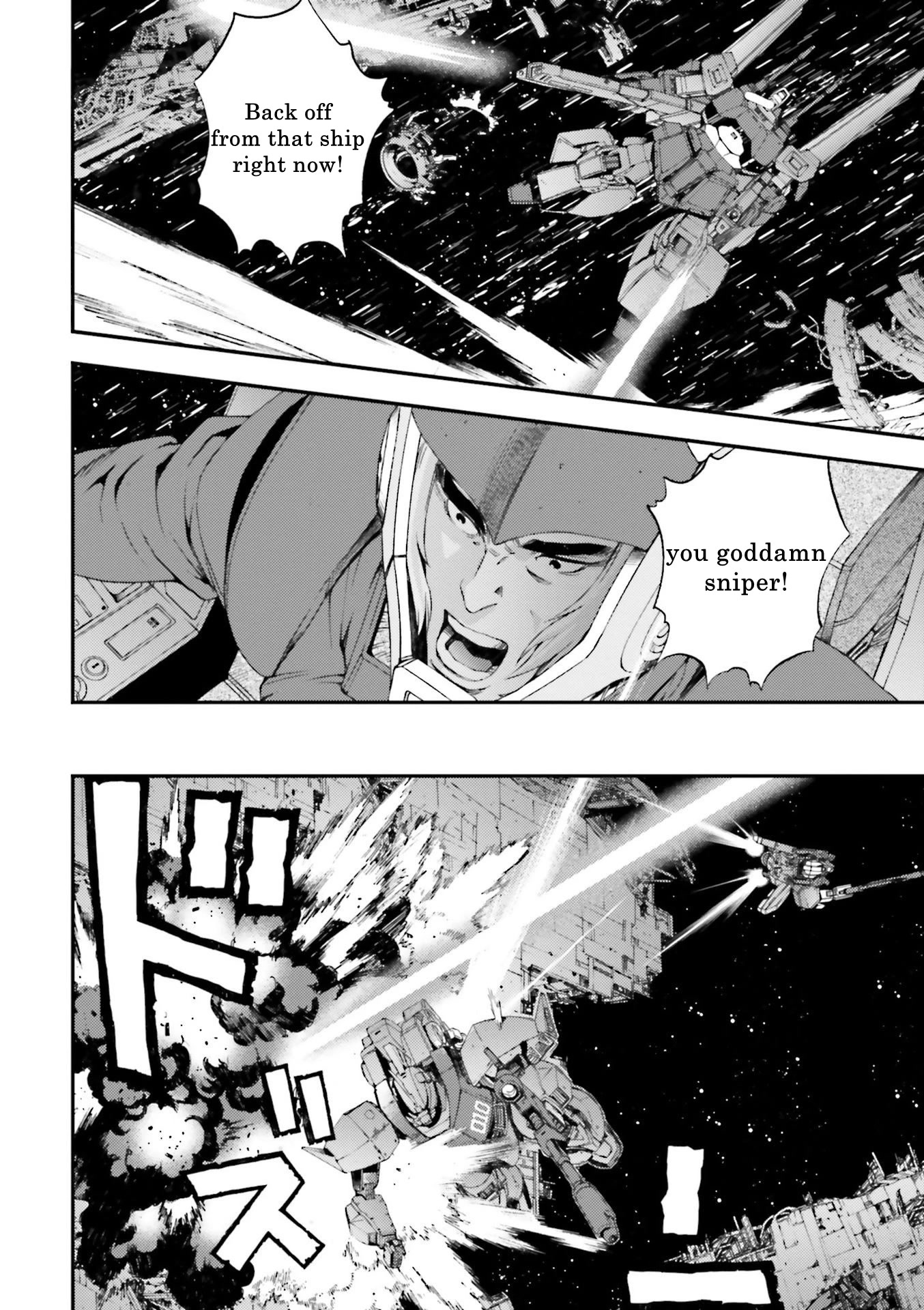 Kidou Senshi Gundam MSV-R: Johnny Ridden no Kikan Chapter 86 page 16 - Chapter 86: RED AND BEAST