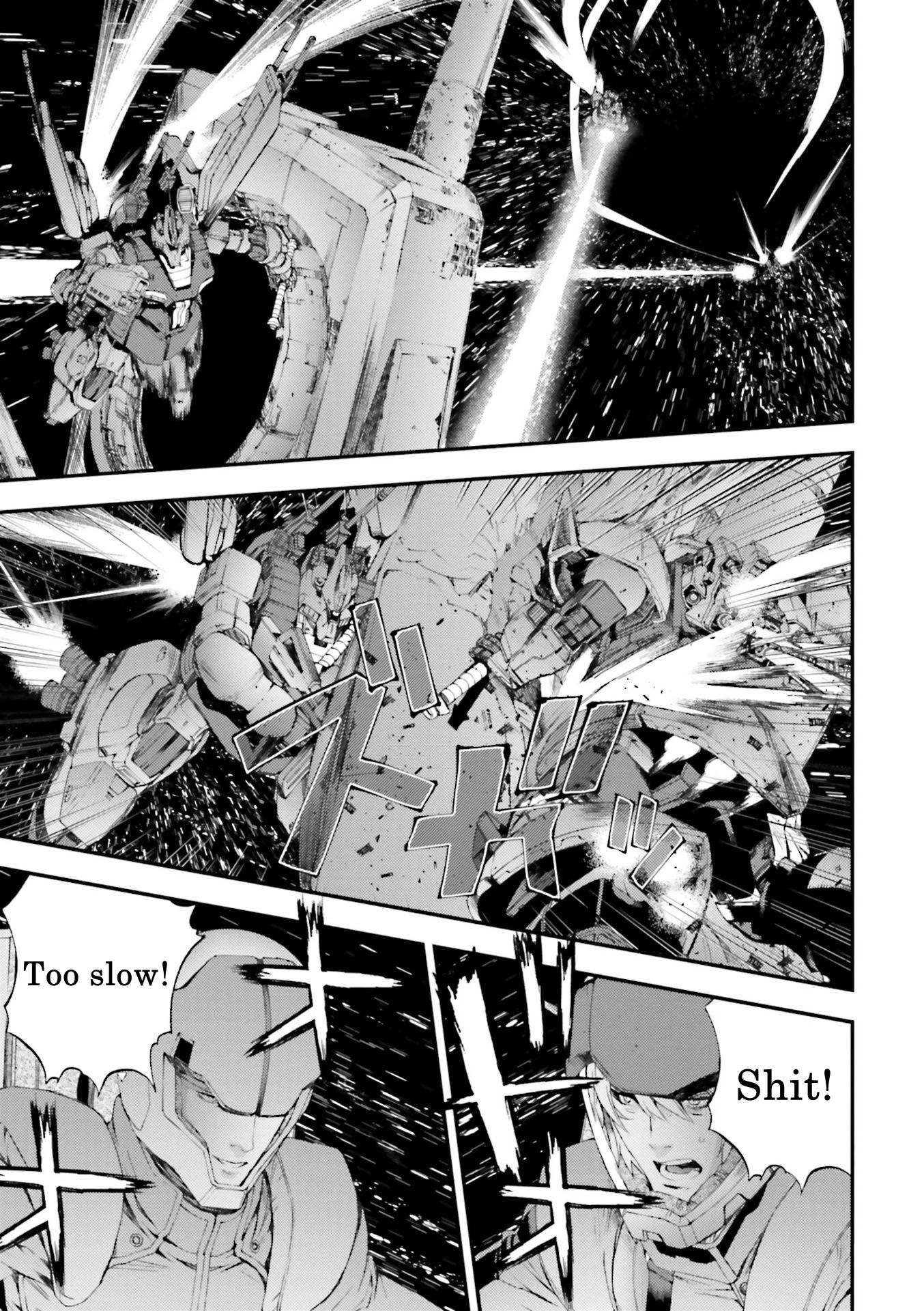 Kidou Senshi Gundam MSV-R: Johnny Ridden no Kikan Chapter 86 page 17 - Chapter 86: RED AND BEAST