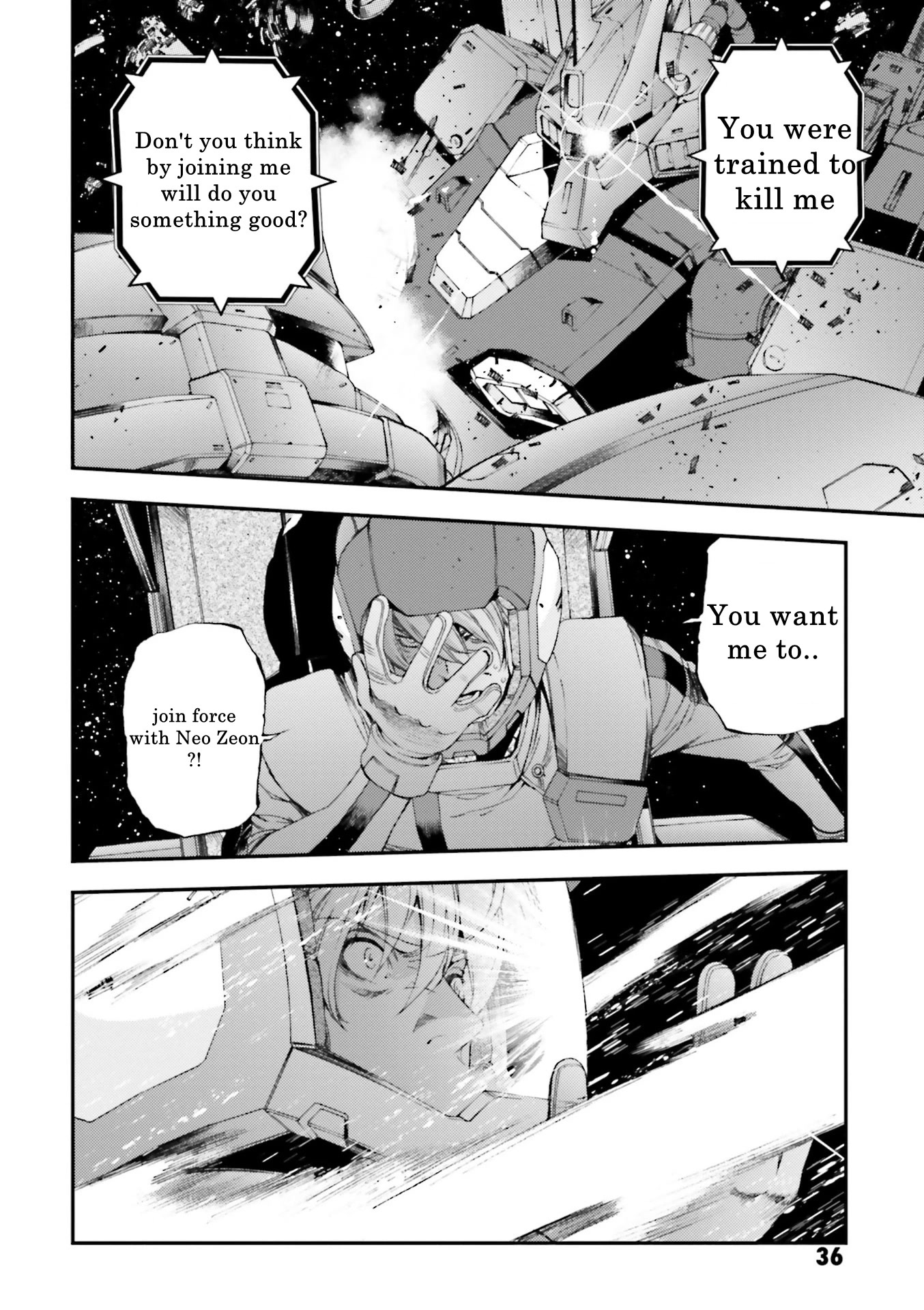 Kidou Senshi Gundam MSV-R: Johnny Ridden no Kikan Chapter 86 page 26 - Chapter 86: RED AND BEAST