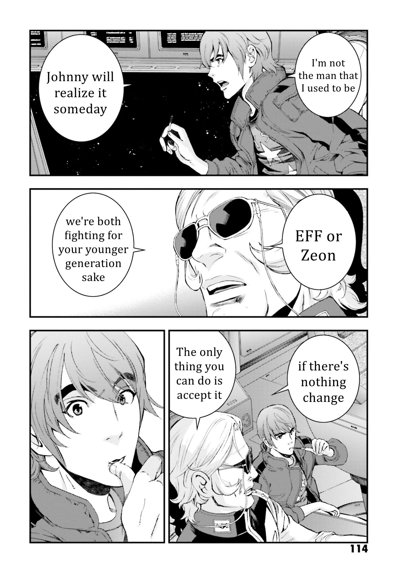 Kidou Senshi Gundam MSV-R: Johnny Ridden no Kikan Chapter 89 page 14 - Chapter 89: PILOTAGE