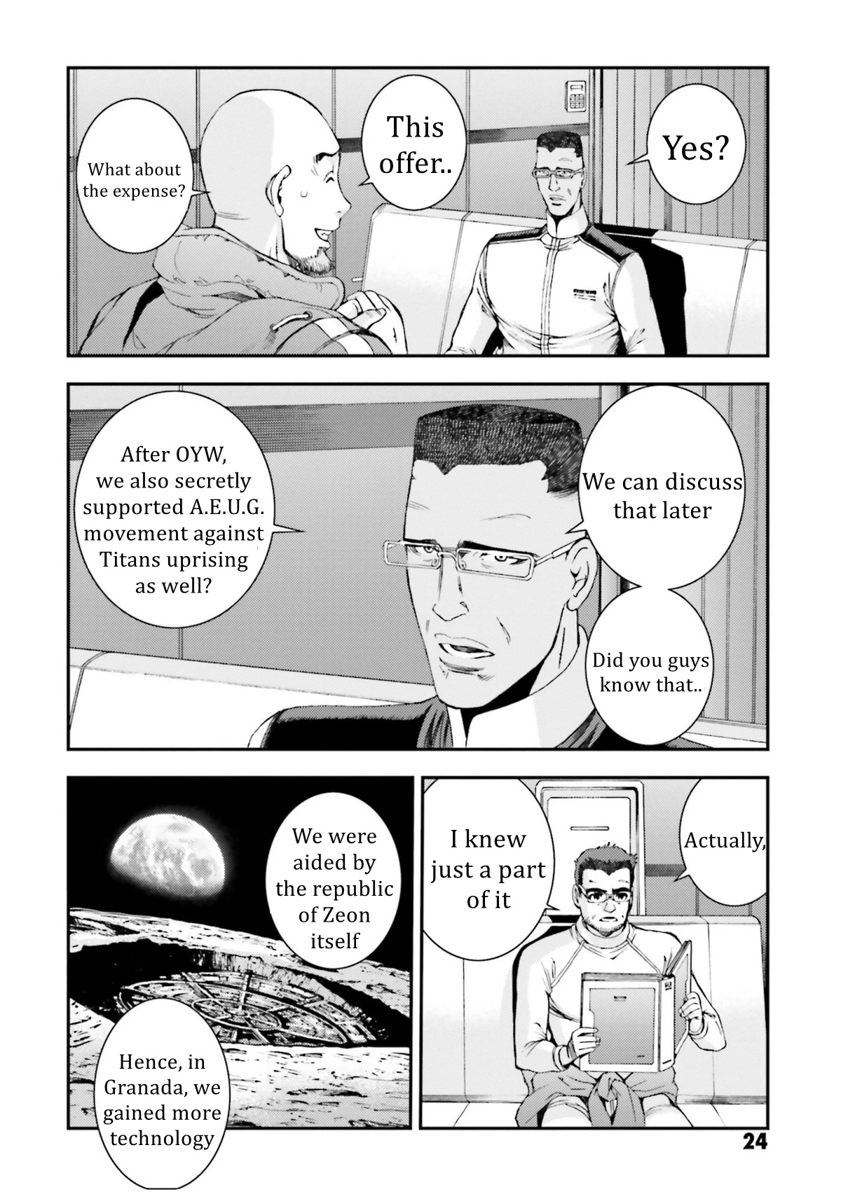 Kidou Senshi Gundam MSV-R: Johnny Ridden no Kikan Chapter 91 page 22 - Chapter 91: MEET THE AE