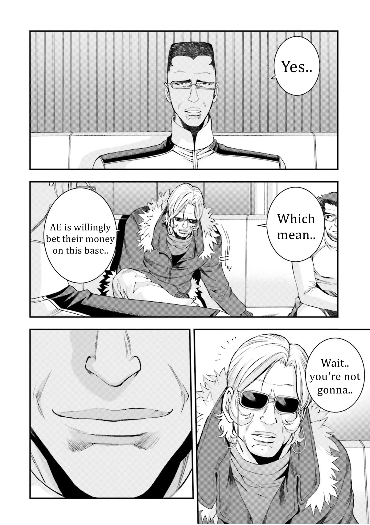 Kidou Senshi Gundam MSV-R: Johnny Ridden no Kikan Chapter 91 page 32 - Chapter 91: MEET THE AE