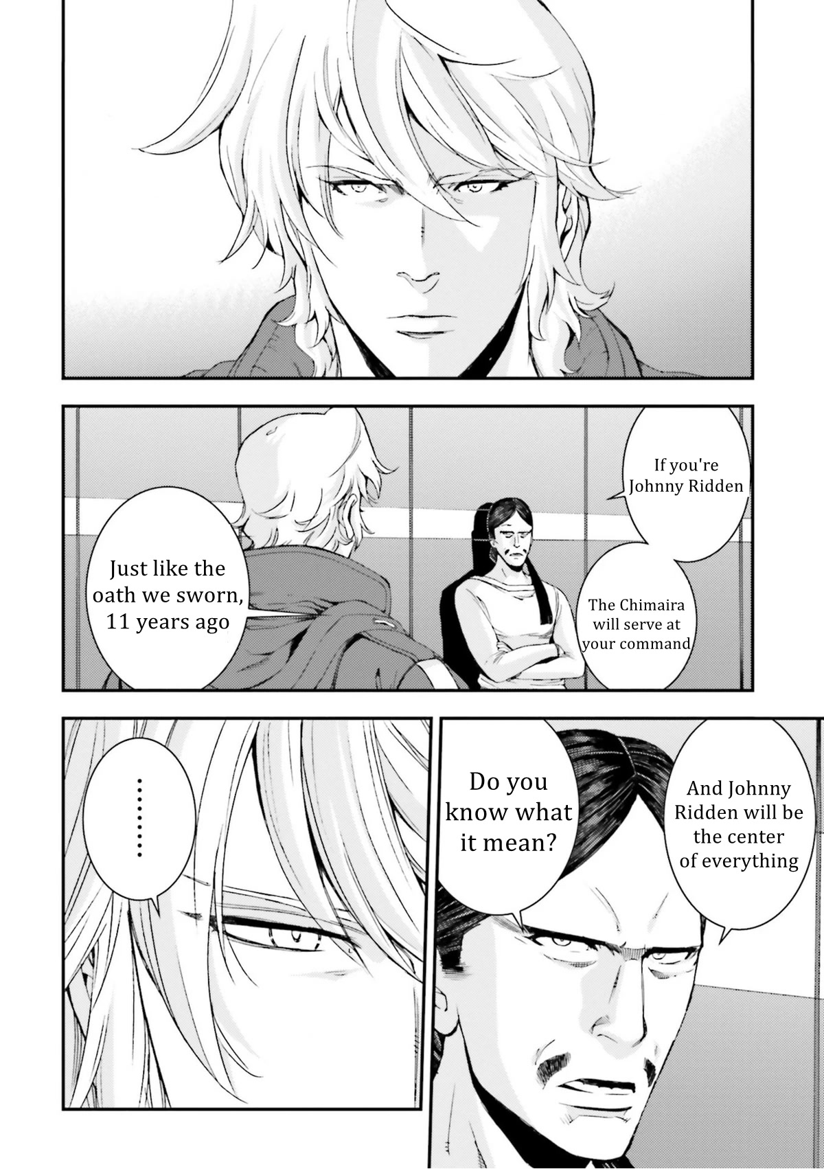 Kidou Senshi Gundam MSV-R: Johnny Ridden no Kikan Chapter 92 page 26 - Chapter 92: MEET UP