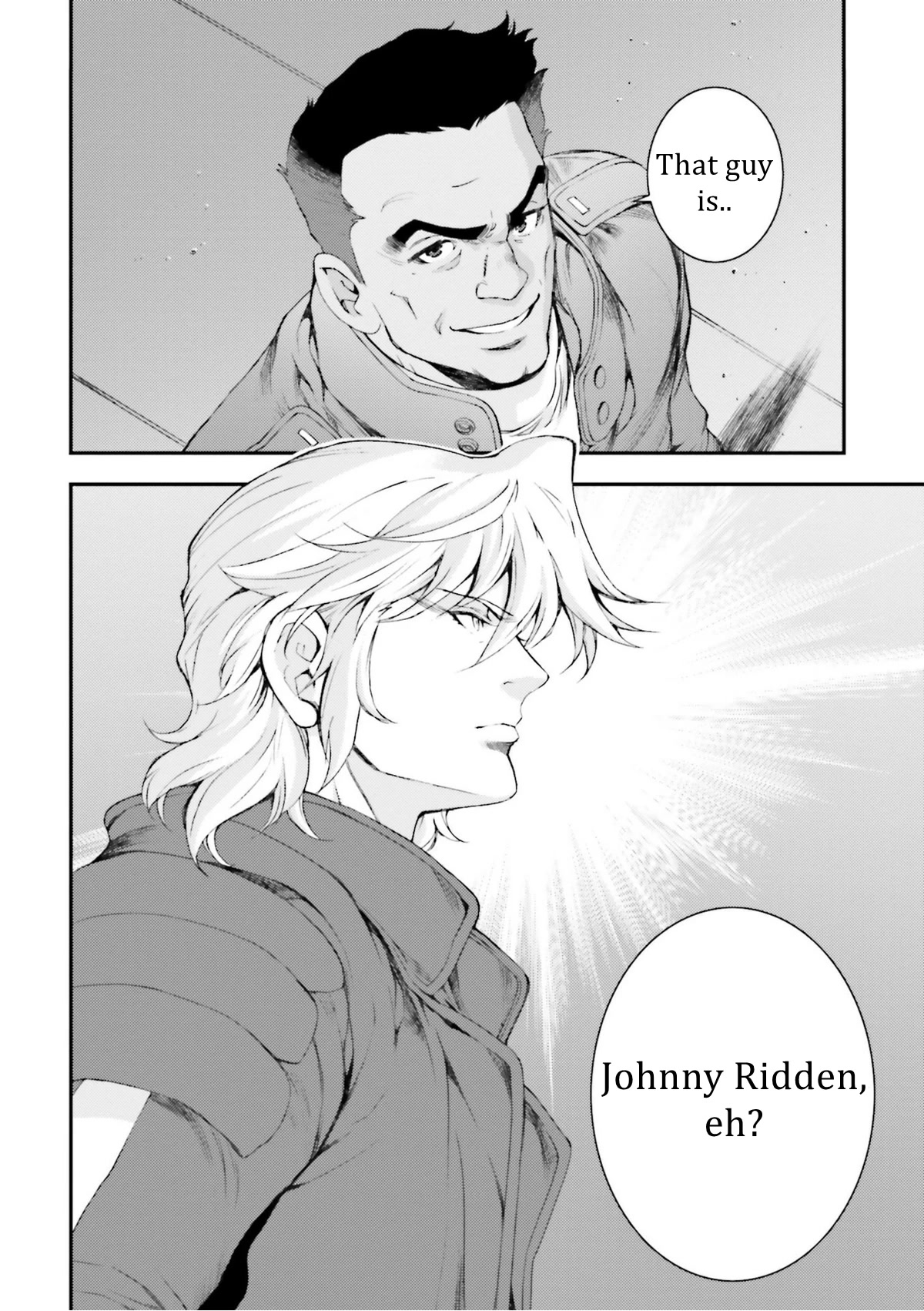 Kidou Senshi Gundam MSV-R: Johnny Ridden no Kikan Chapter 92 page 28 - Chapter 92: MEET UP