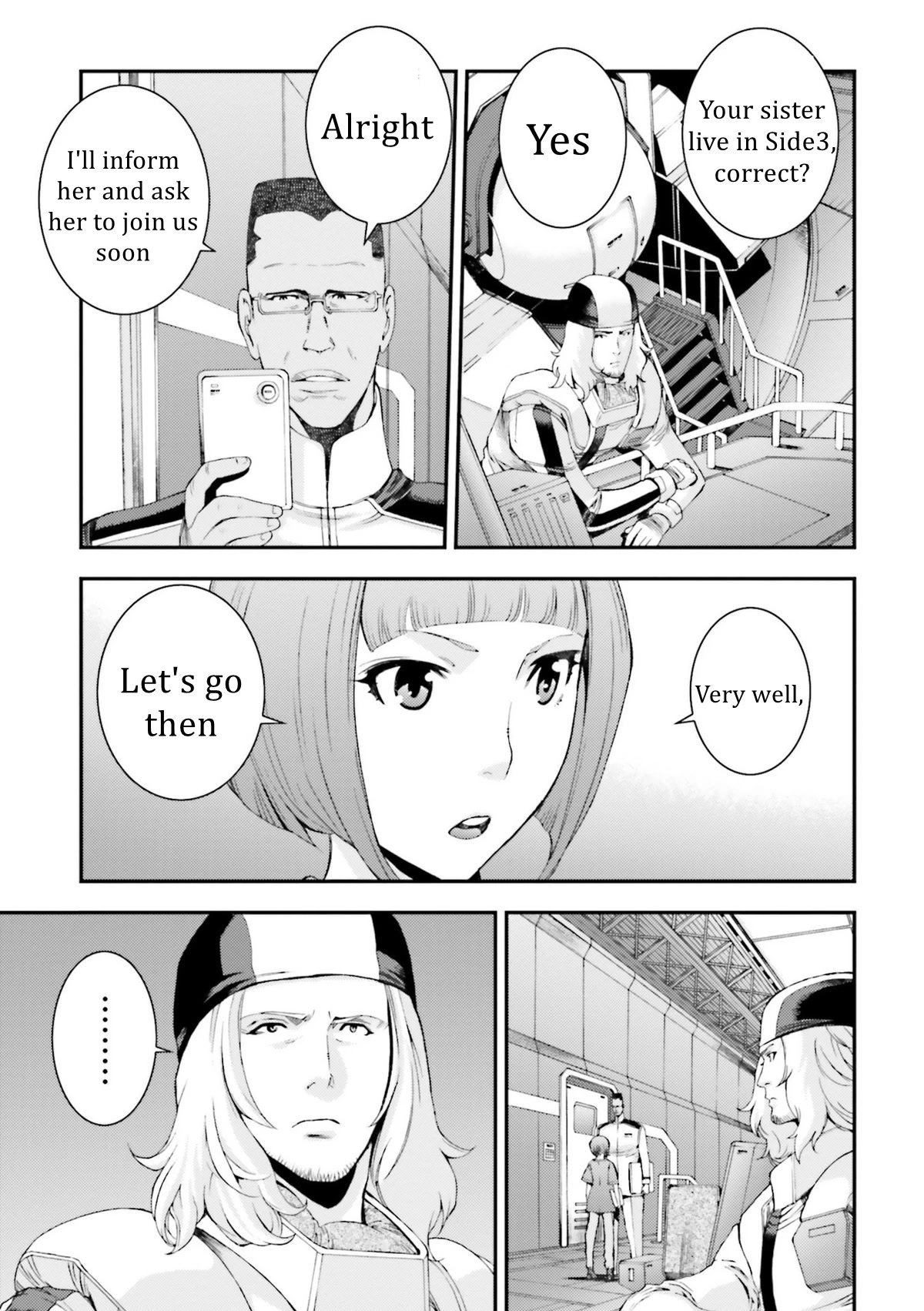 Kidou Senshi Gundam MSV-R: Johnny Ridden no Kikan Chapter 92 page 35 - Chapter 92: MEET UP