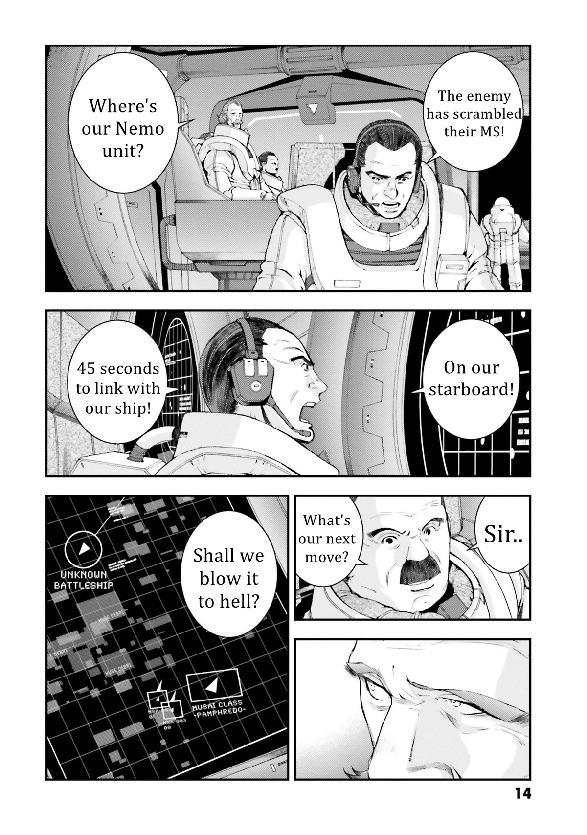 Kidou Senshi Gundam MSV-R: Johnny Ridden no Kikan Chapter 96 page 12 - Chapter 96: WATERSHED