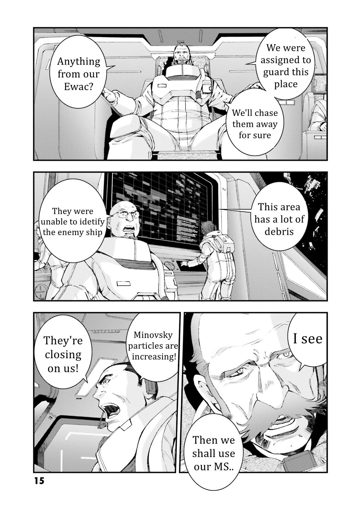 Kidou Senshi Gundam MSV-R: Johnny Ridden no Kikan Chapter 96 page 13 - Chapter 96: WATERSHED