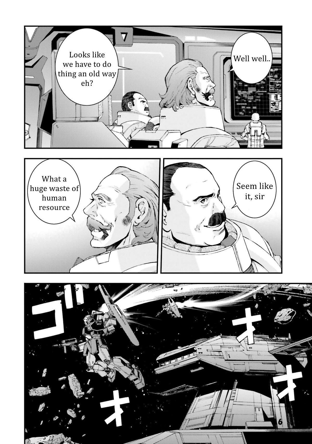 Kidou Senshi Gundam MSV-R: Johnny Ridden no Kikan Chapter 96 page 14 - Chapter 96: WATERSHED