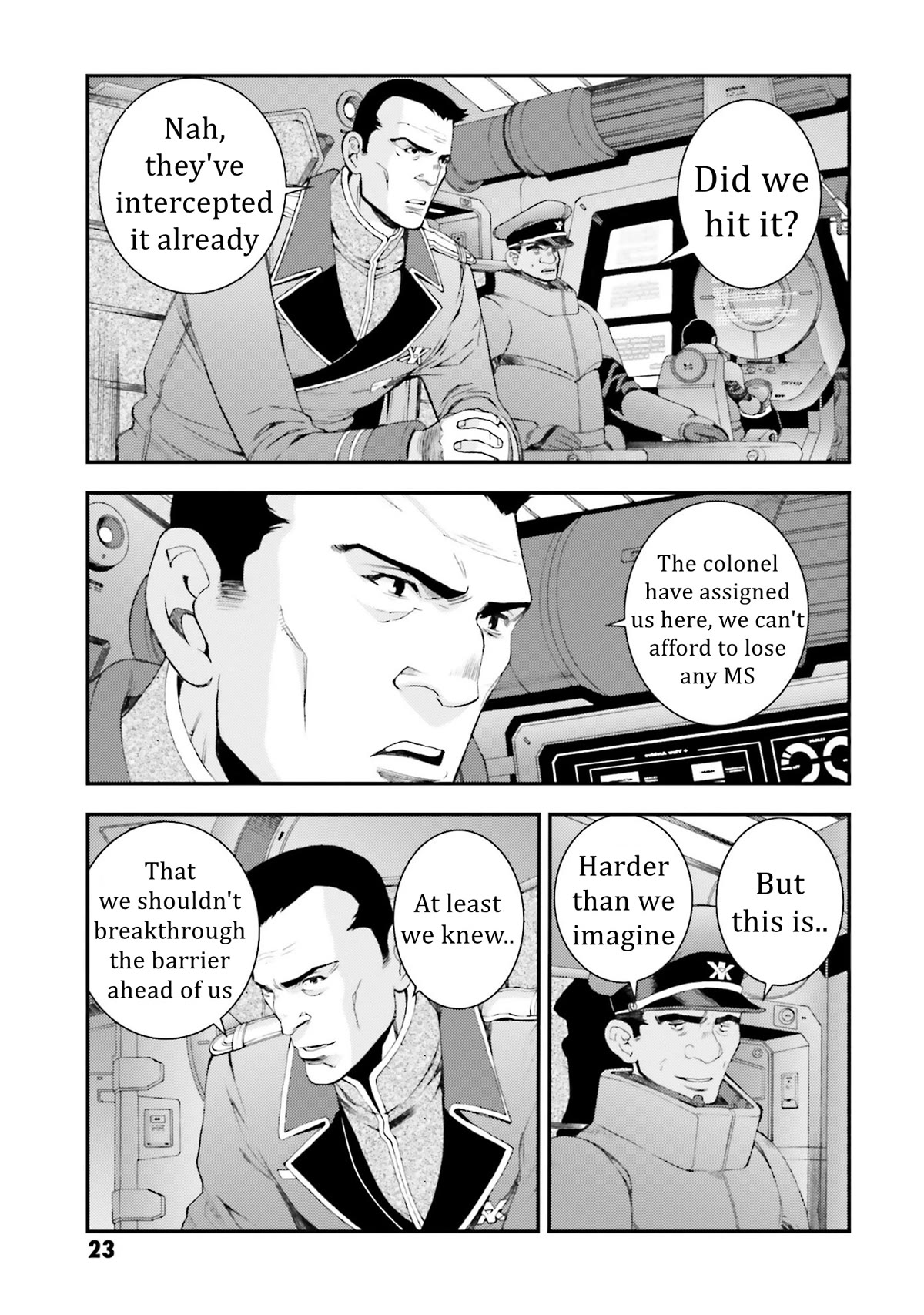Kidou Senshi Gundam MSV-R: Johnny Ridden no Kikan Chapter 96 page 21 - Chapter 96: WATERSHED