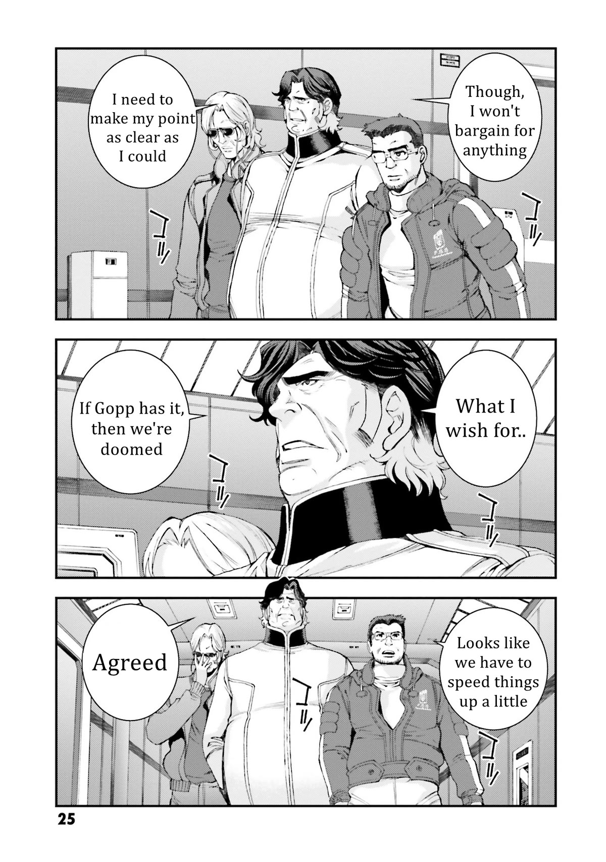 Kidou Senshi Gundam MSV-R: Johnny Ridden no Kikan Chapter 96 page 23 - Chapter 96: WATERSHED
