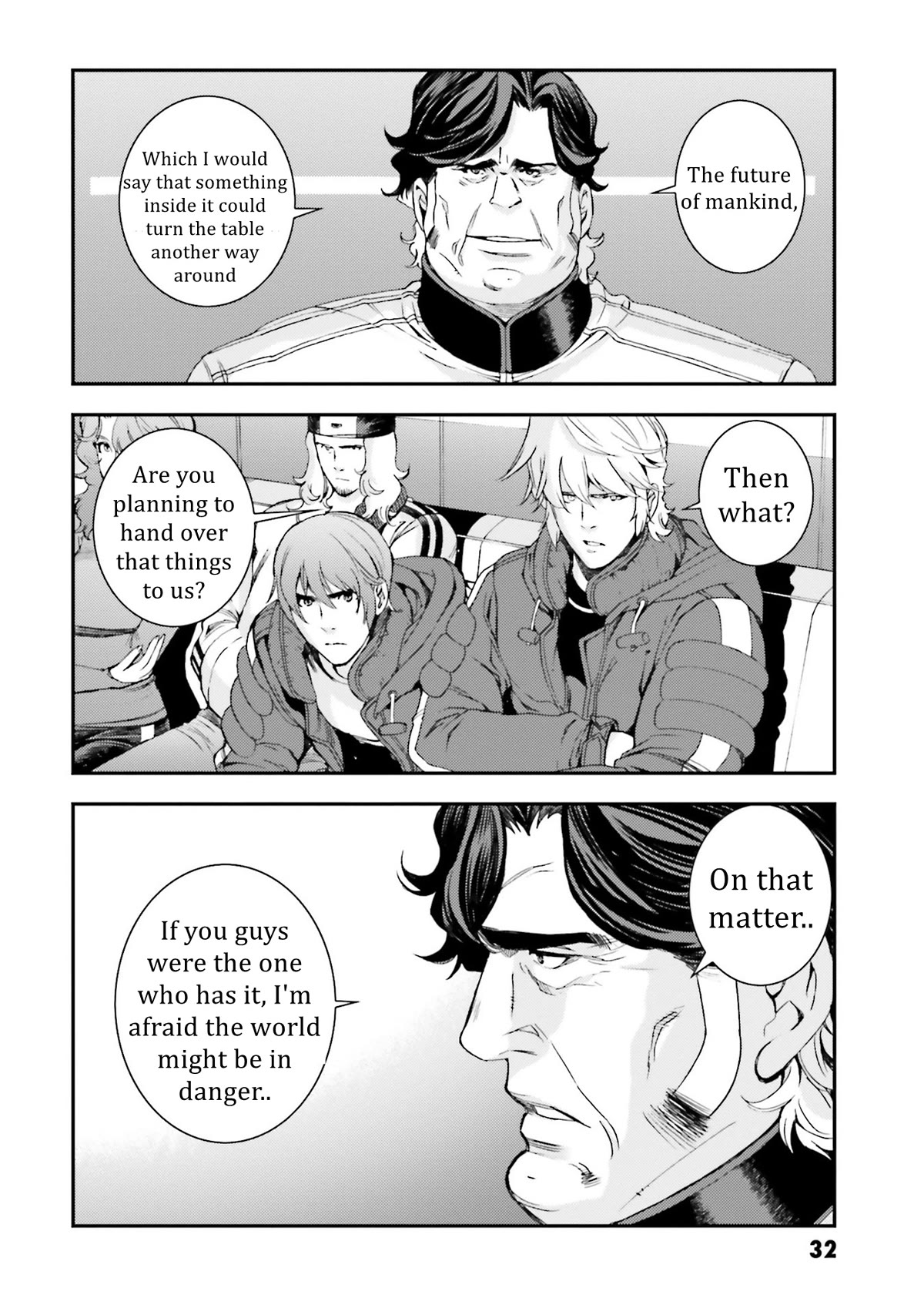 Kidou Senshi Gundam MSV-R: Johnny Ridden no Kikan Chapter 96 page 30 - Chapter 96: WATERSHED