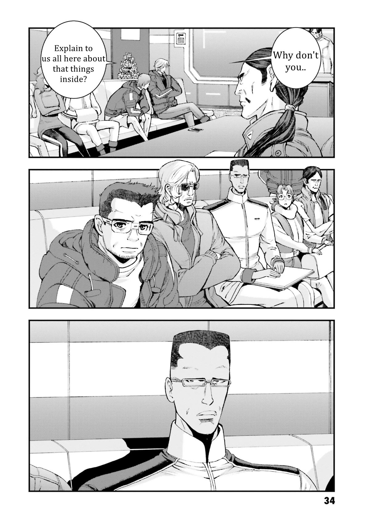 Kidou Senshi Gundam MSV-R: Johnny Ridden no Kikan Chapter 96 page 32 - Chapter 96: WATERSHED
