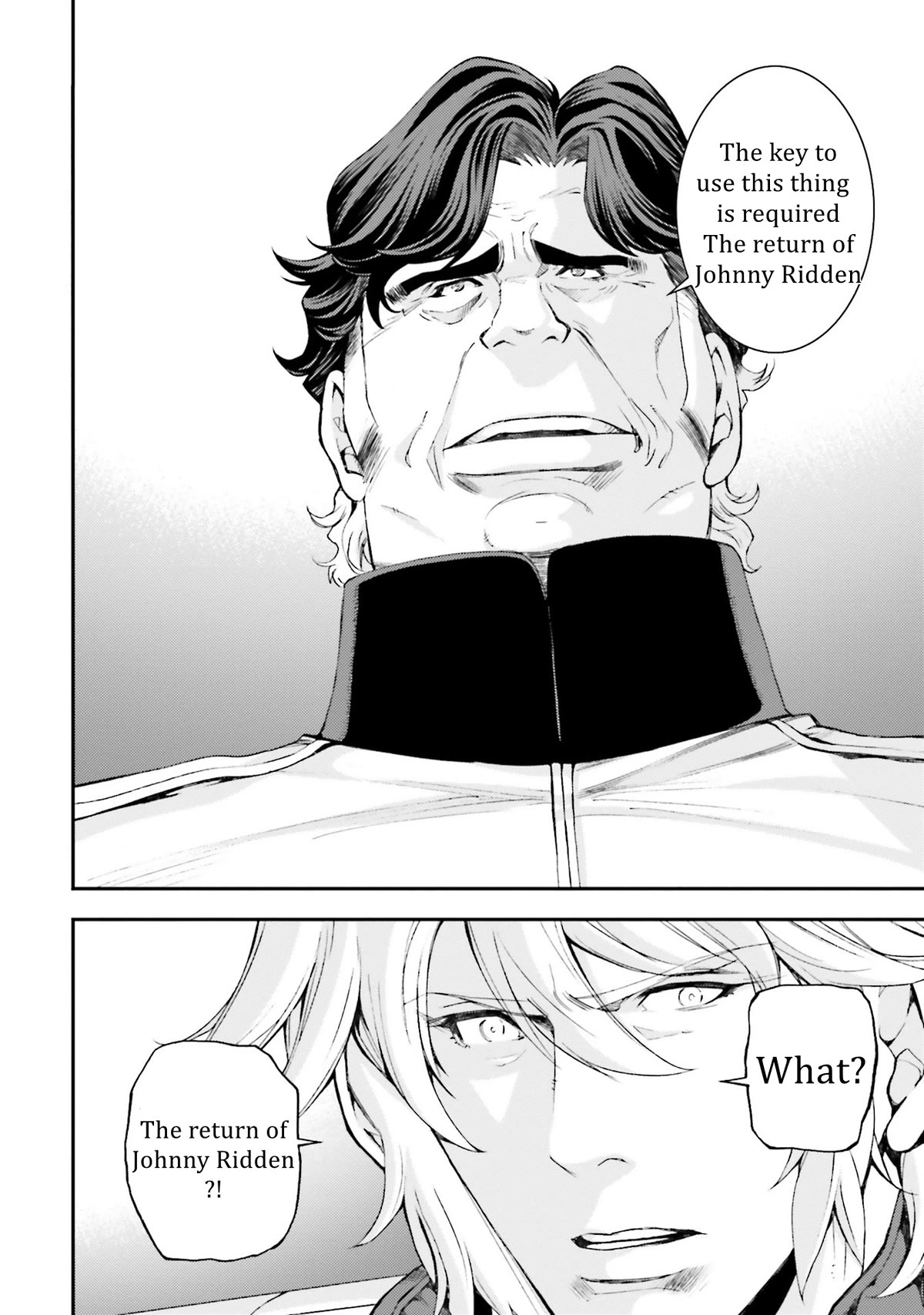 Kidou Senshi Gundam MSV-R: Johnny Ridden no Kikan Chapter 96 page 34 - Chapter 96: WATERSHED