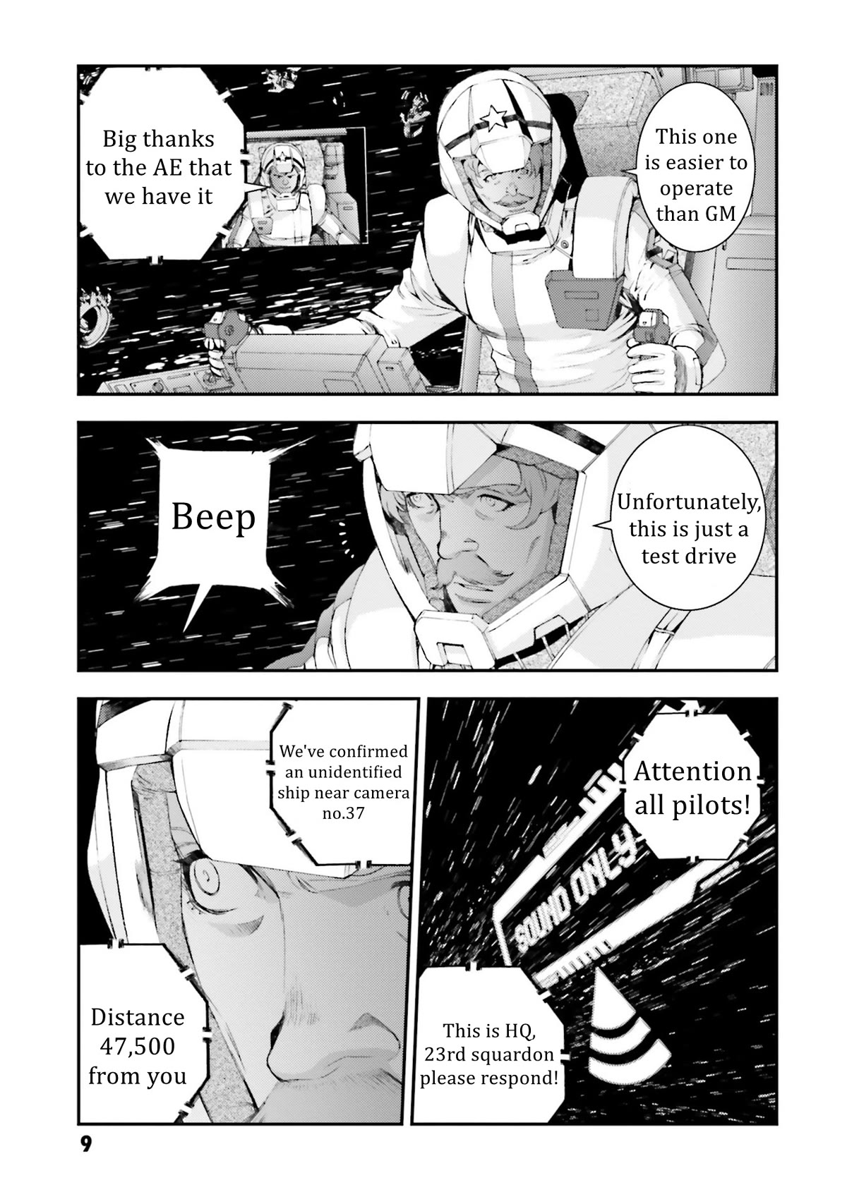 Kidou Senshi Gundam MSV-R: Johnny Ridden no Kikan Chapter 96 page 7 - Chapter 96: WATERSHED