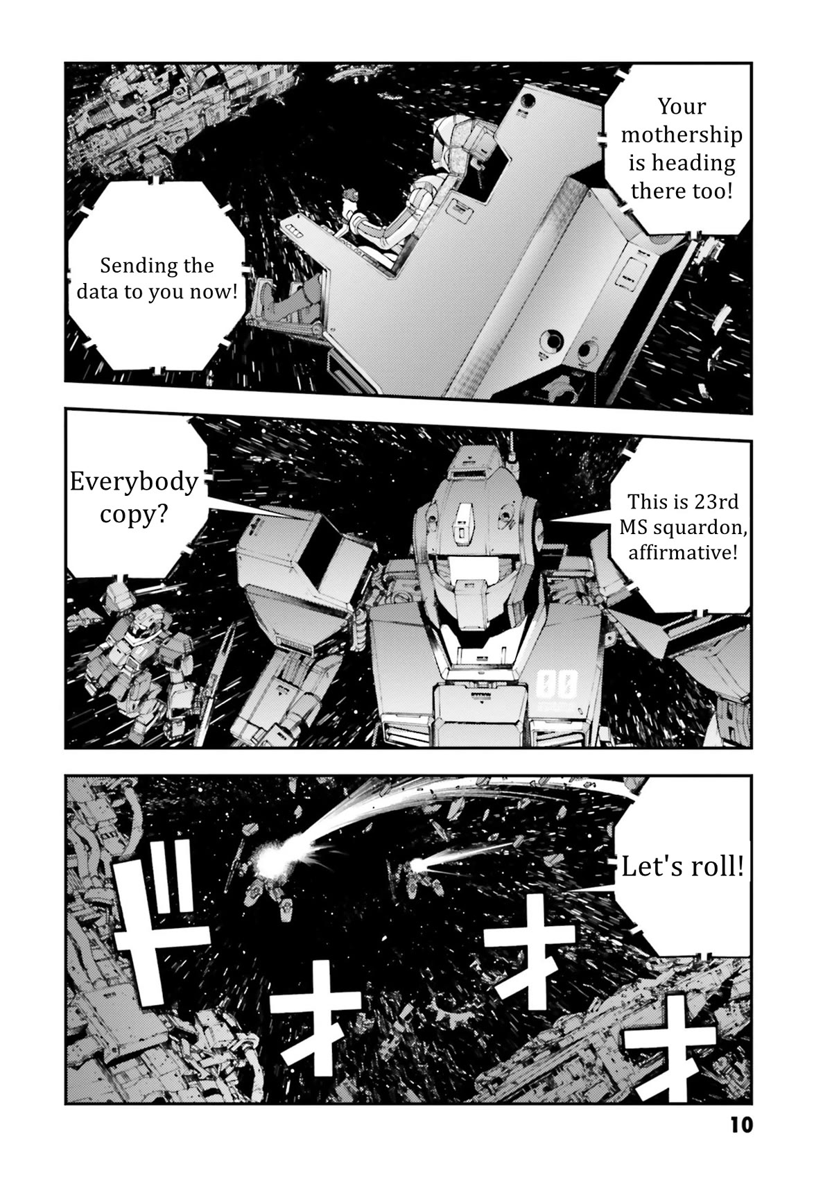 Kidou Senshi Gundam MSV-R: Johnny Ridden no Kikan Chapter 96 page 8 - Chapter 96: WATERSHED